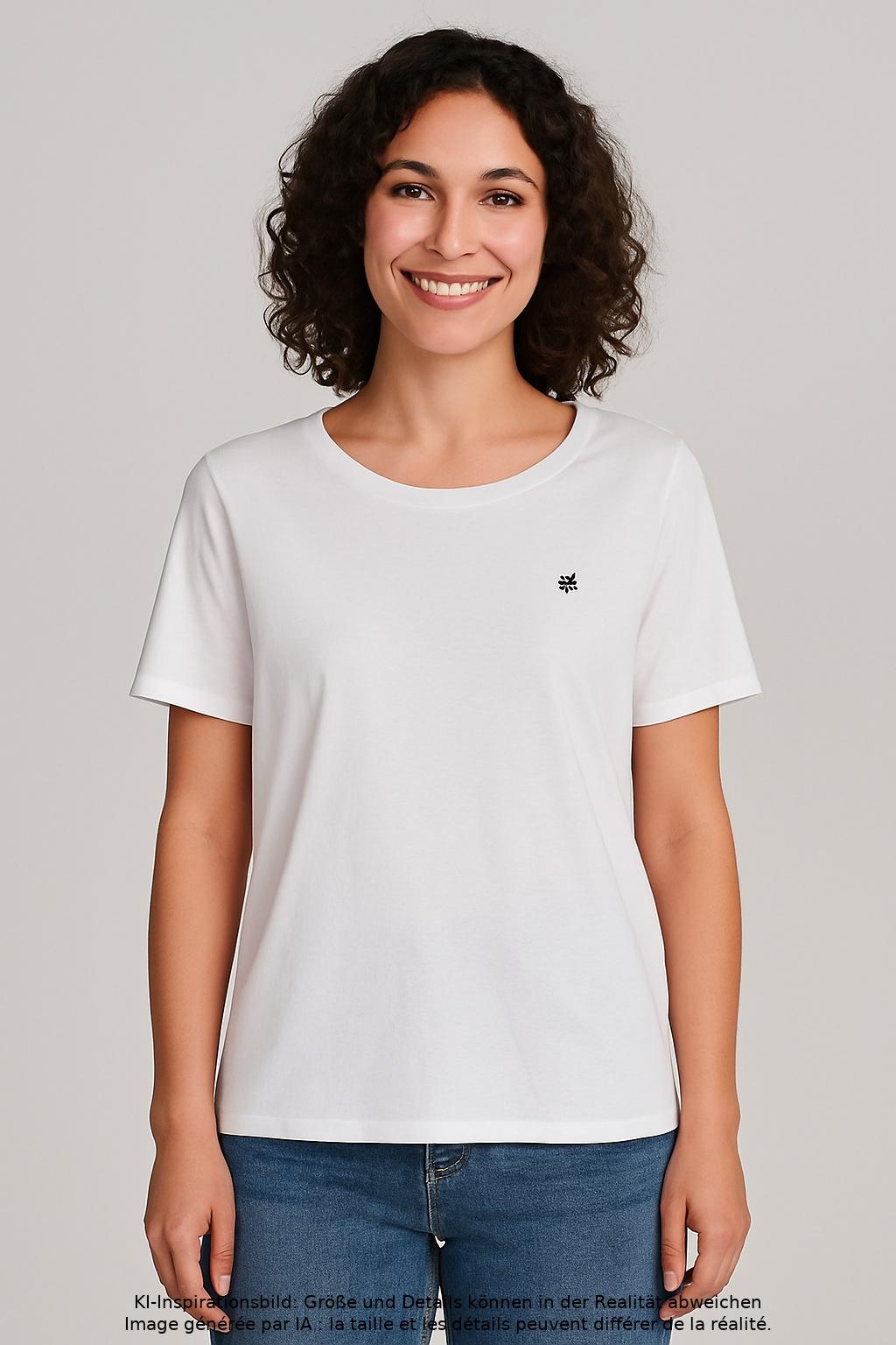 

Marc O Polo Damen T-Shirt, weiß, Gr. 42