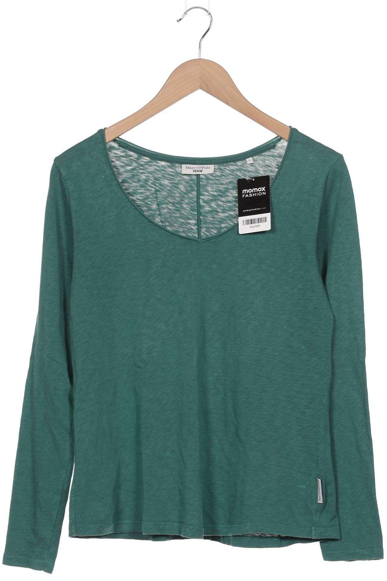 

Marc O Polo Damen Langarmshirt, türkis, Gr. 36