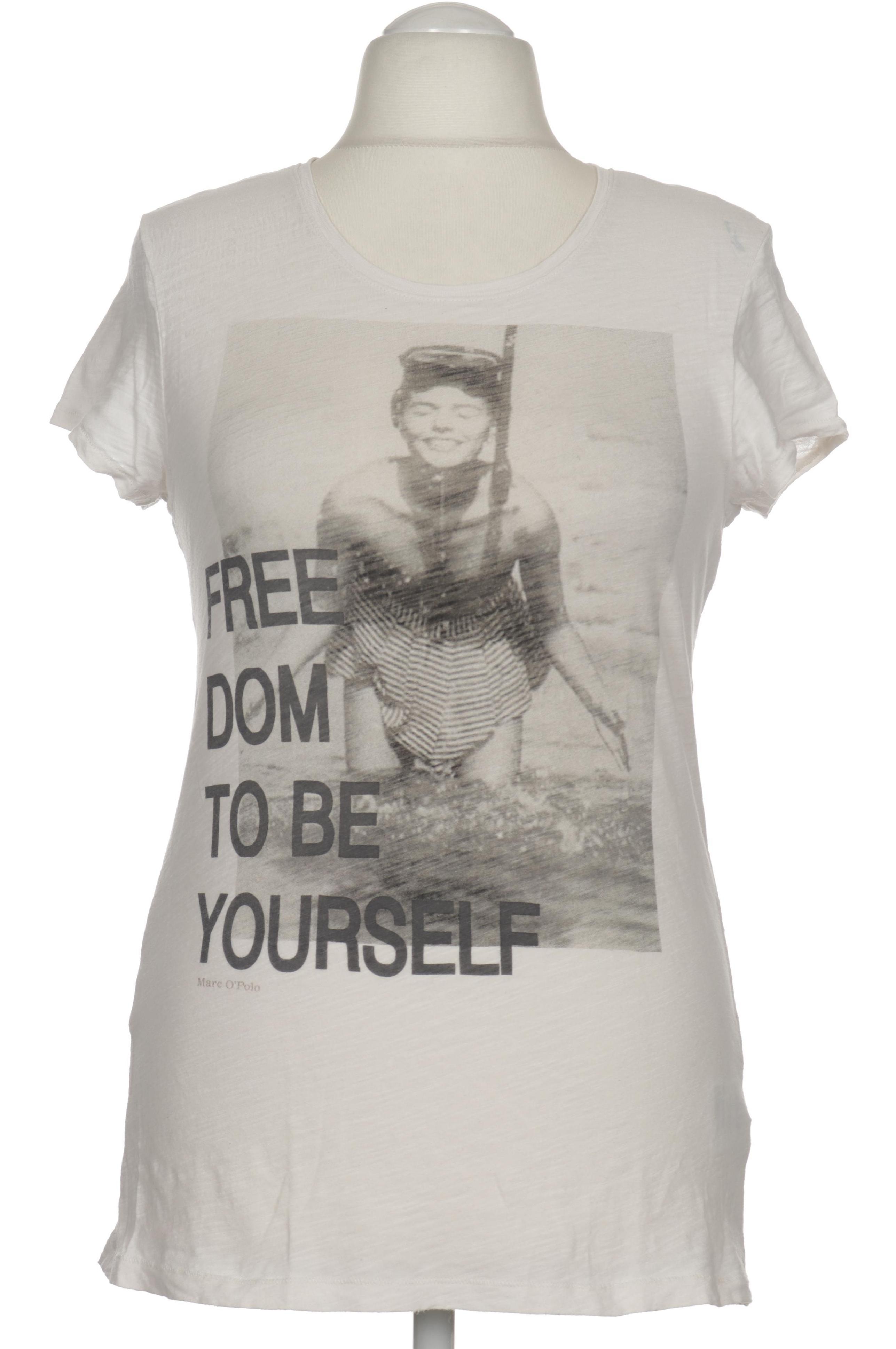 

Marc O Polo Damen T-Shirt, cremeweiß, Gr. 42