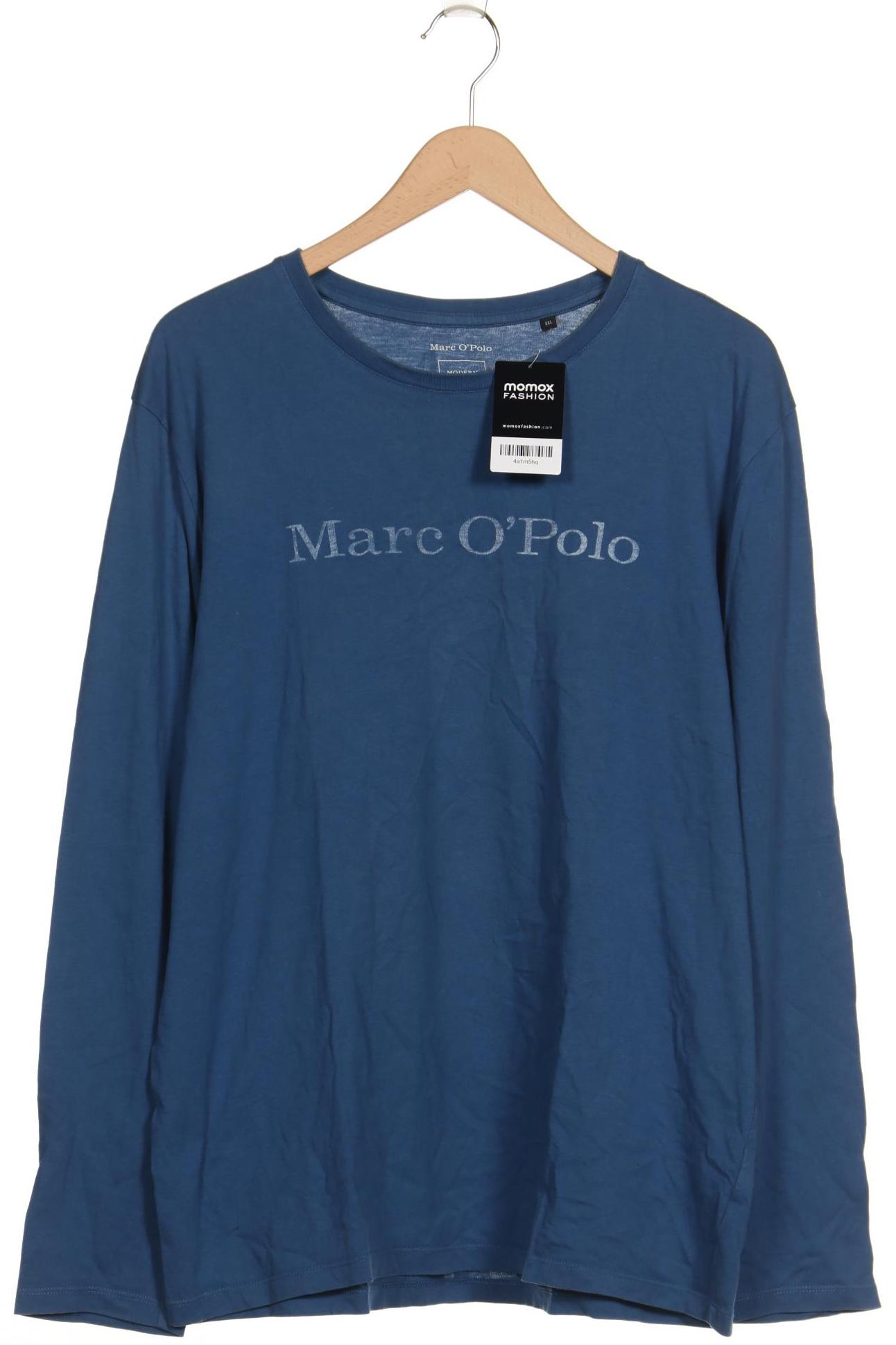 

Marc O Polo Herren Langarmshirt, blau, Gr. 56