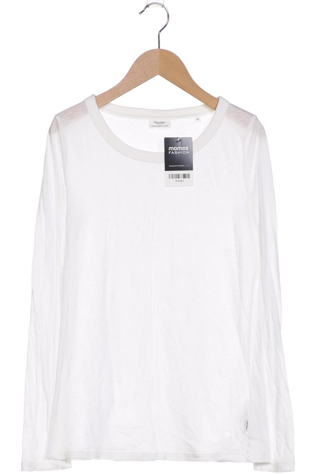 

Marc O Polo Damen Langarmshirt, weiß, Gr. 34
