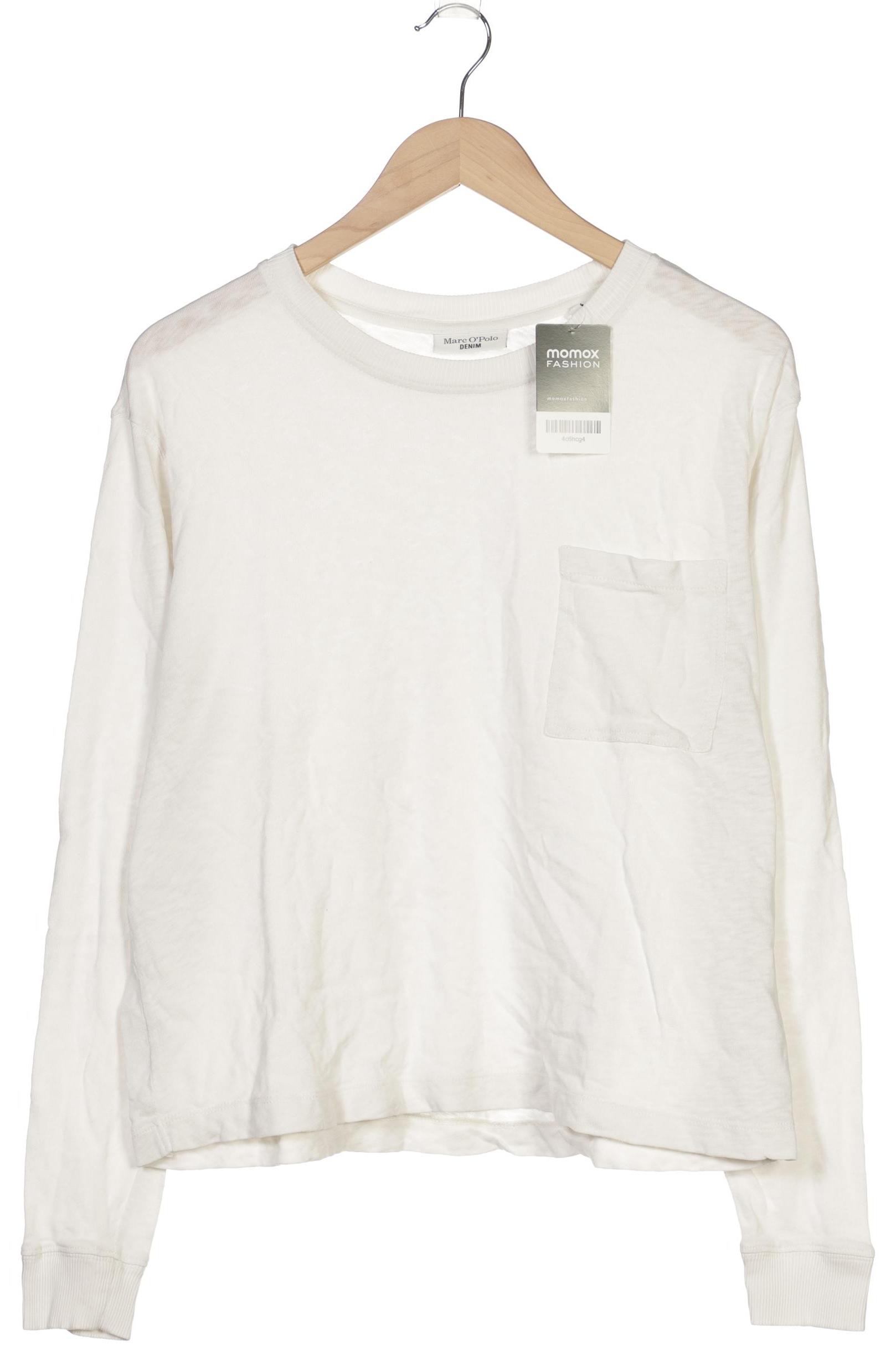 

Marc O Polo Damen Langarmshirt, weiß, Gr. 36