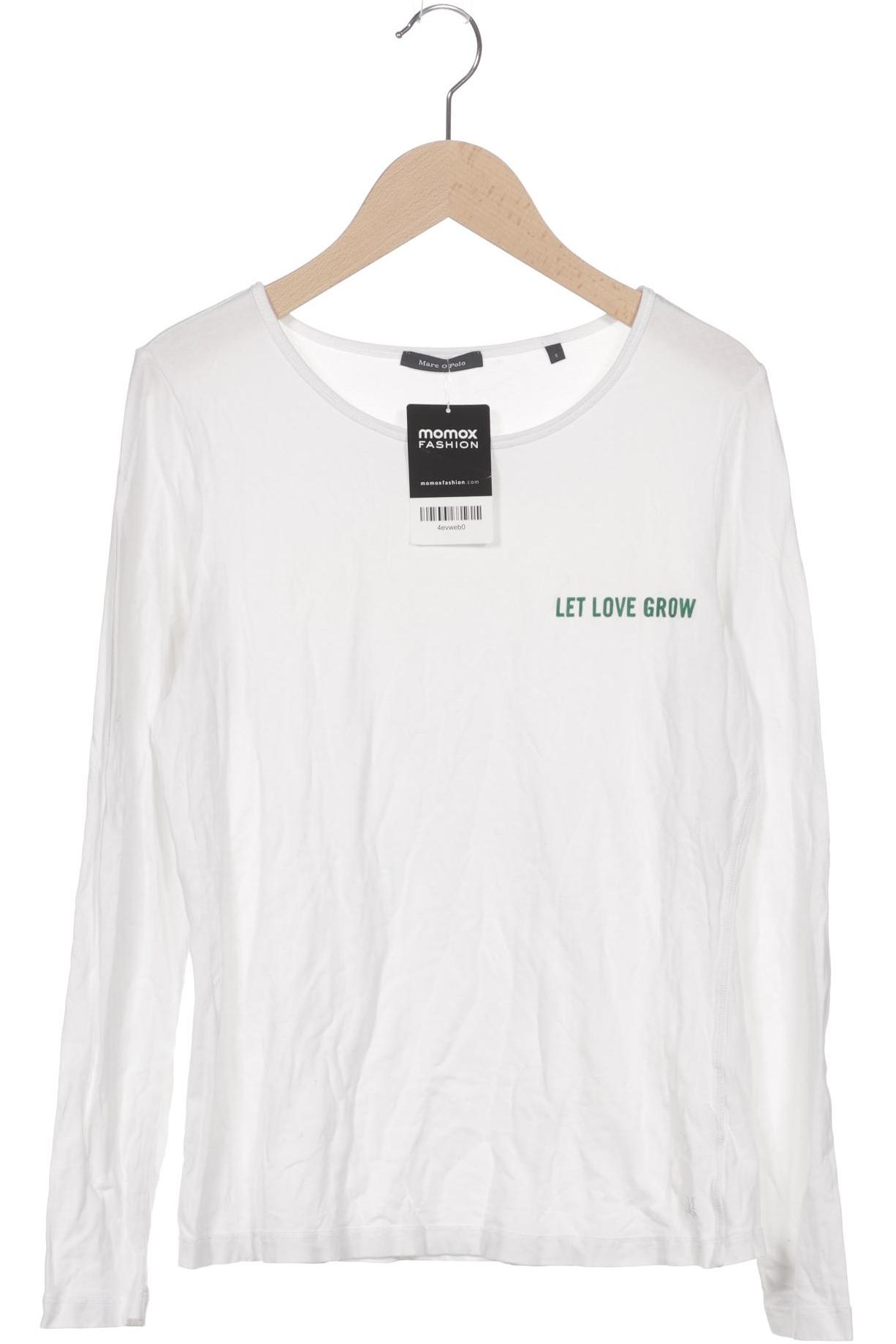 

Marc O Polo Damen Langarmshirt, weiß, Gr. 36