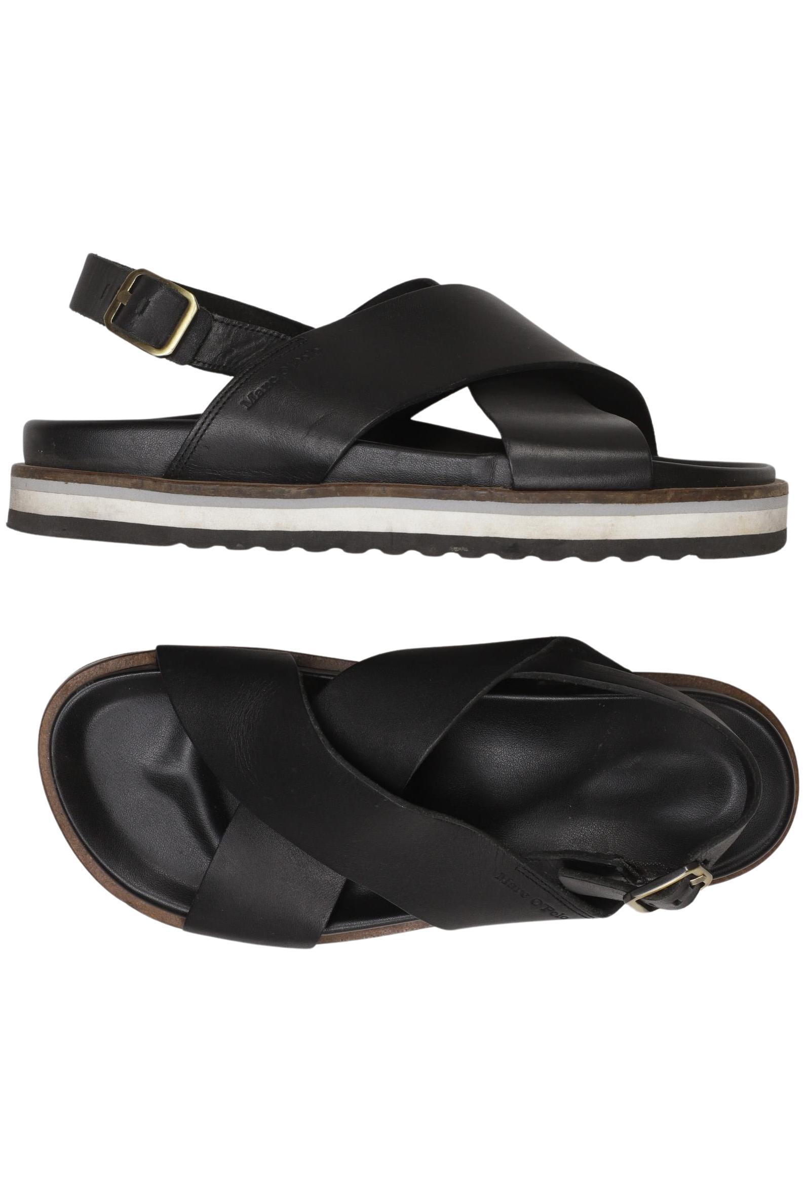 

Marc O Polo Damen Sandale, schwarz, Gr. 39