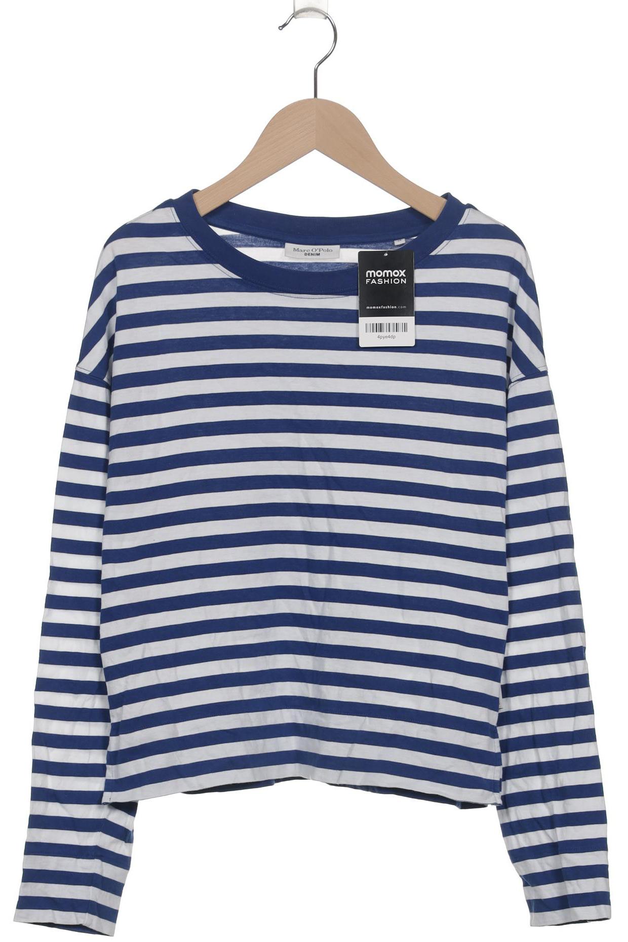 

Marc O Polo Damen Langarmshirt, blau, Gr. 34