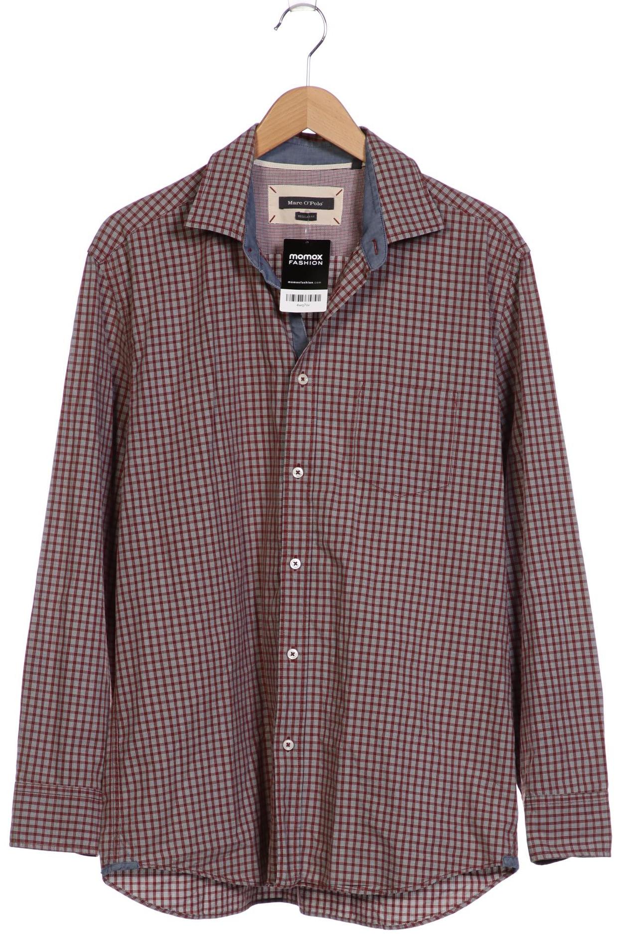 

Marc O Polo Herren Hemd, bordeaux, Gr. 56