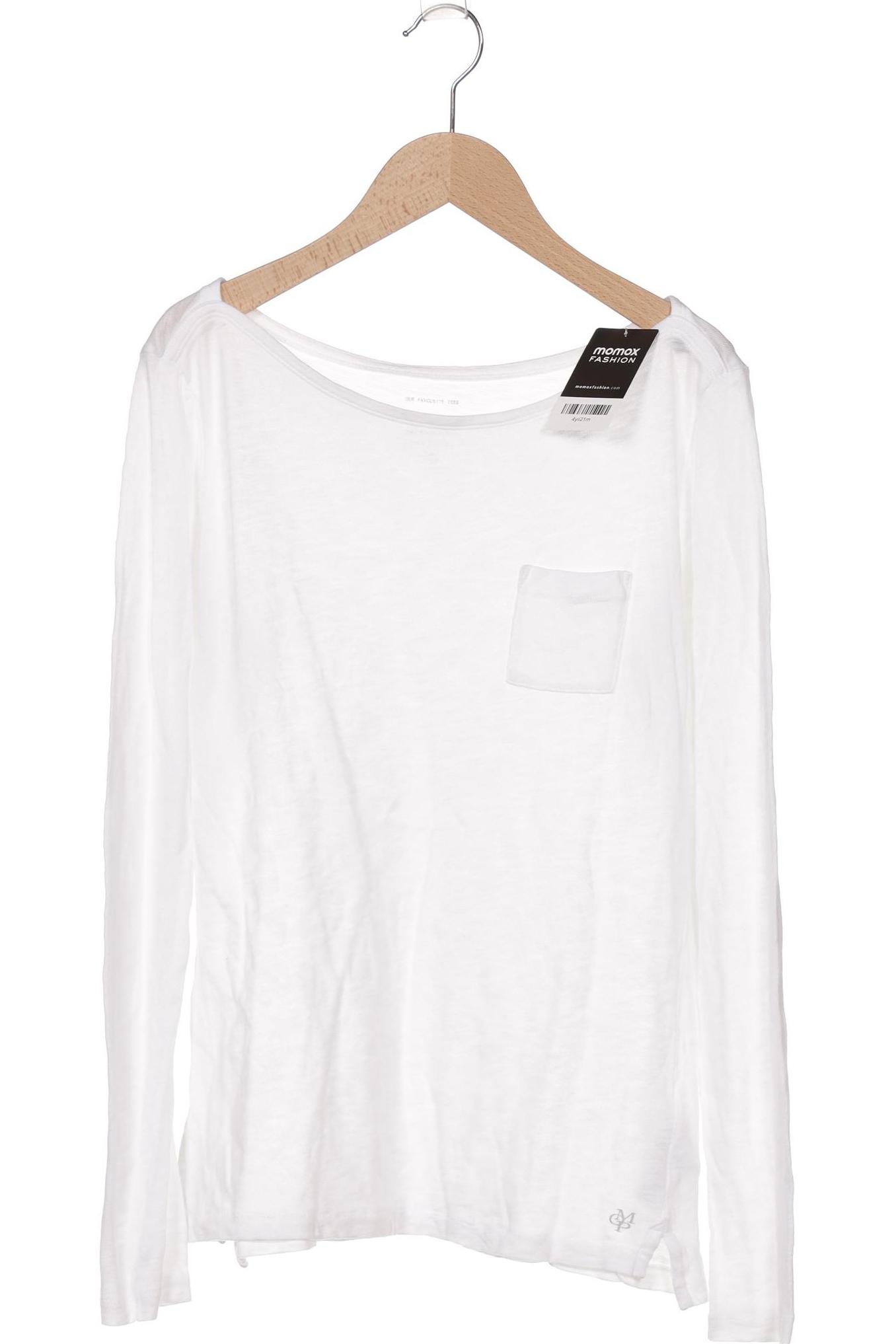 

Marc O Polo Damen Langarmshirt, weiß, Gr. 38