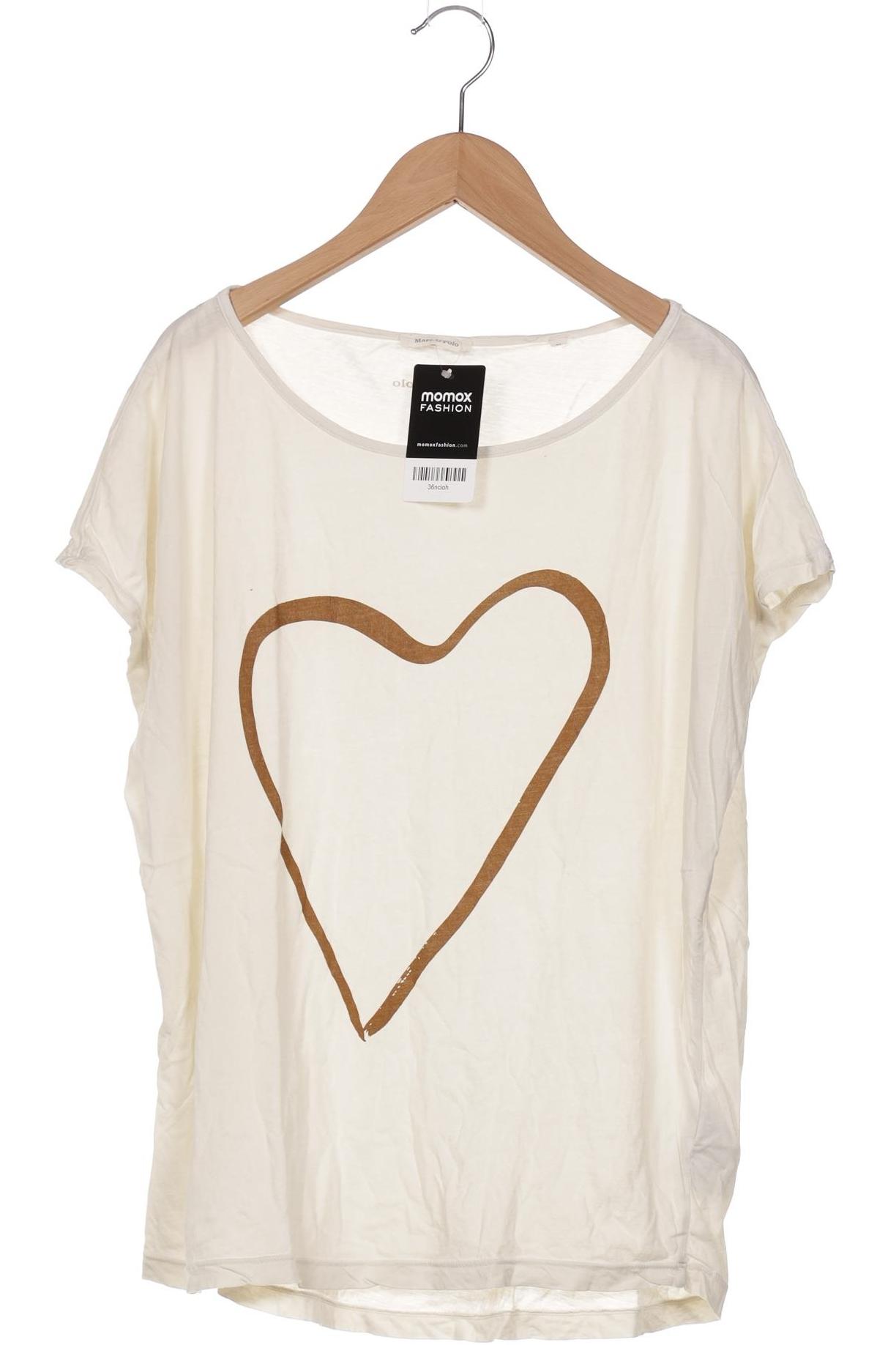 

Marc O Polo Damen T-Shirt, cremeweiß, Gr. 44