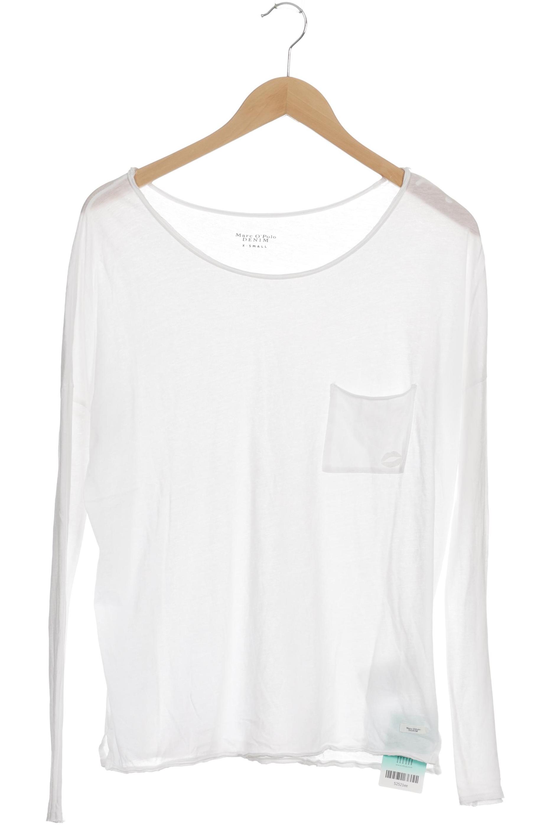 

Marc O Polo Damen Langarmshirt, weiß, Gr. 34