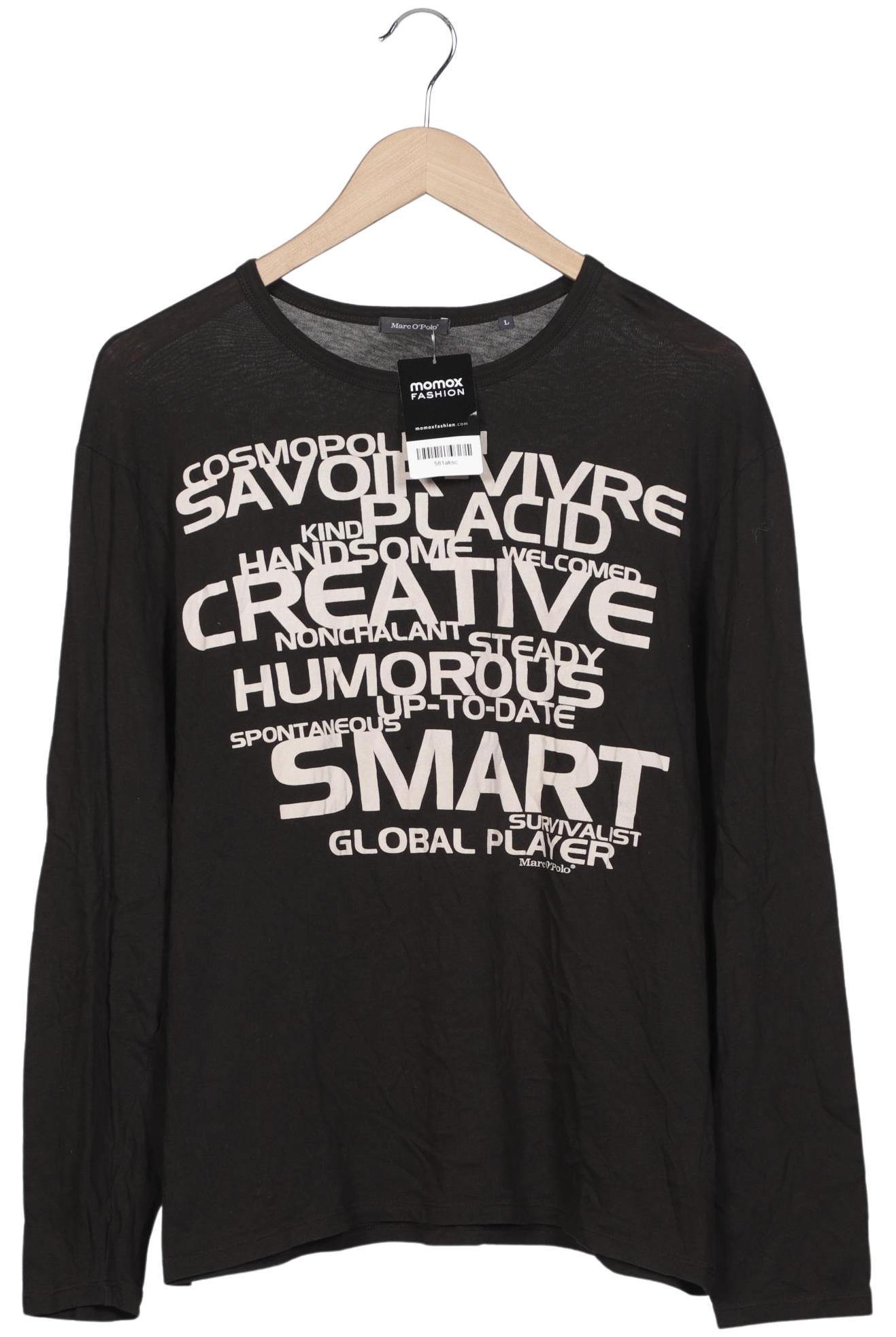 

Marc O Polo Herren Langarmshirt, grau, Gr. 52