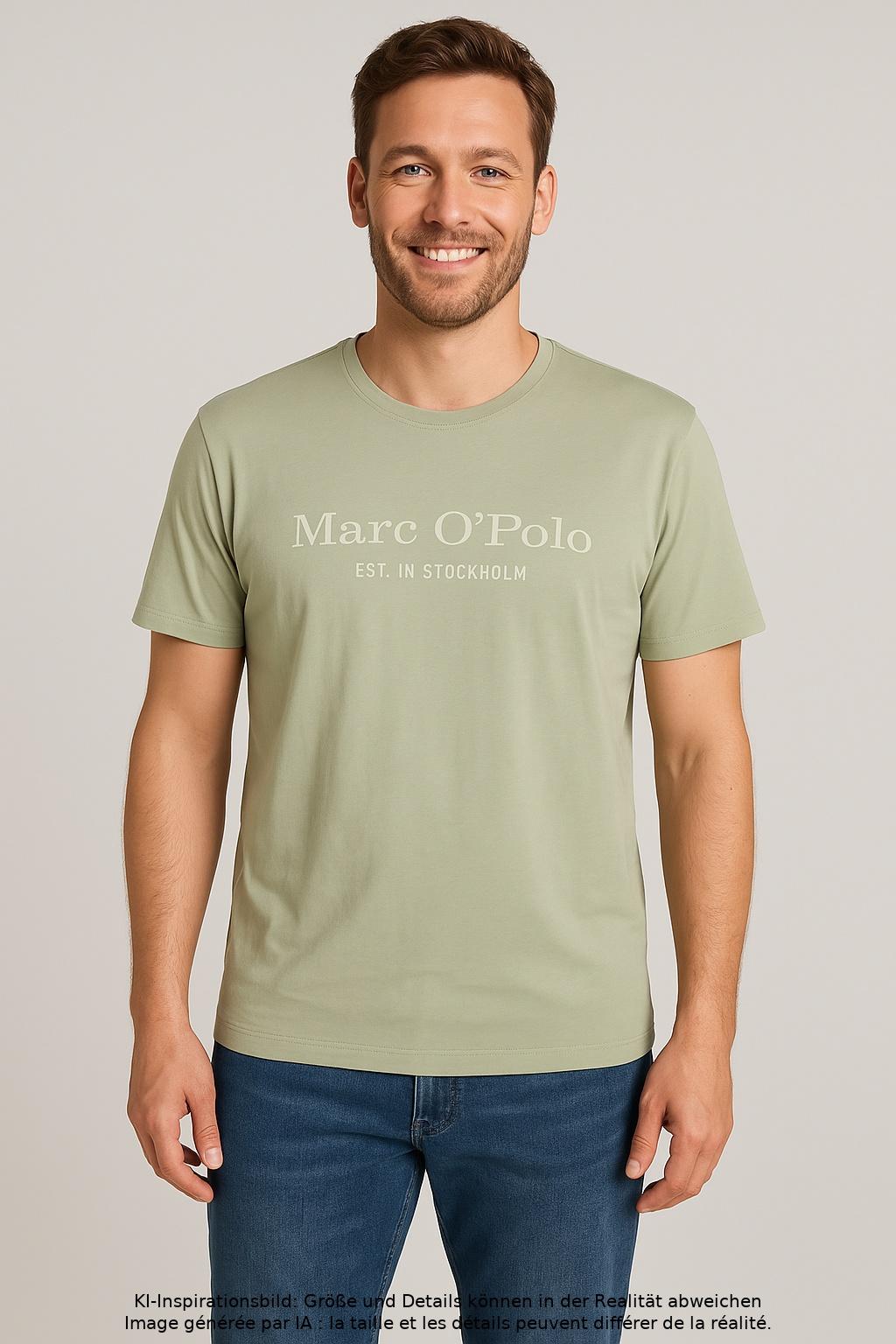 Thumbnail - Marc O Polo Herren T-Shirt, hellgrün, Gr. 54