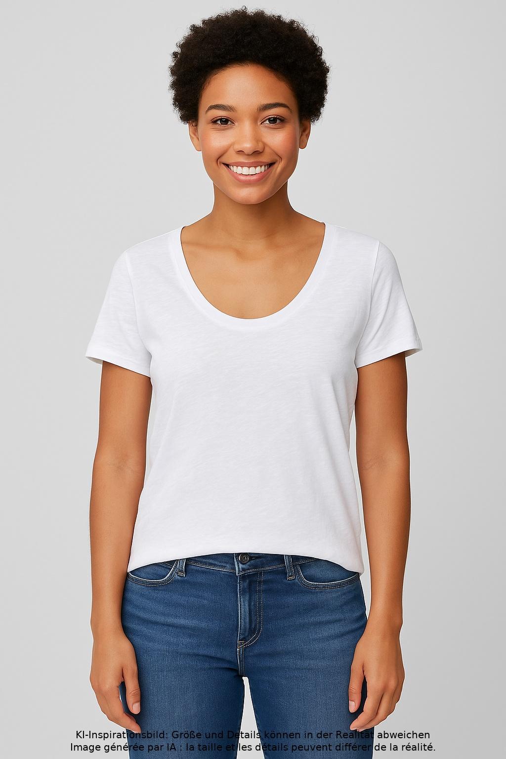

Marc O Polo Damen T-Shirt, weiß, Gr. 42
