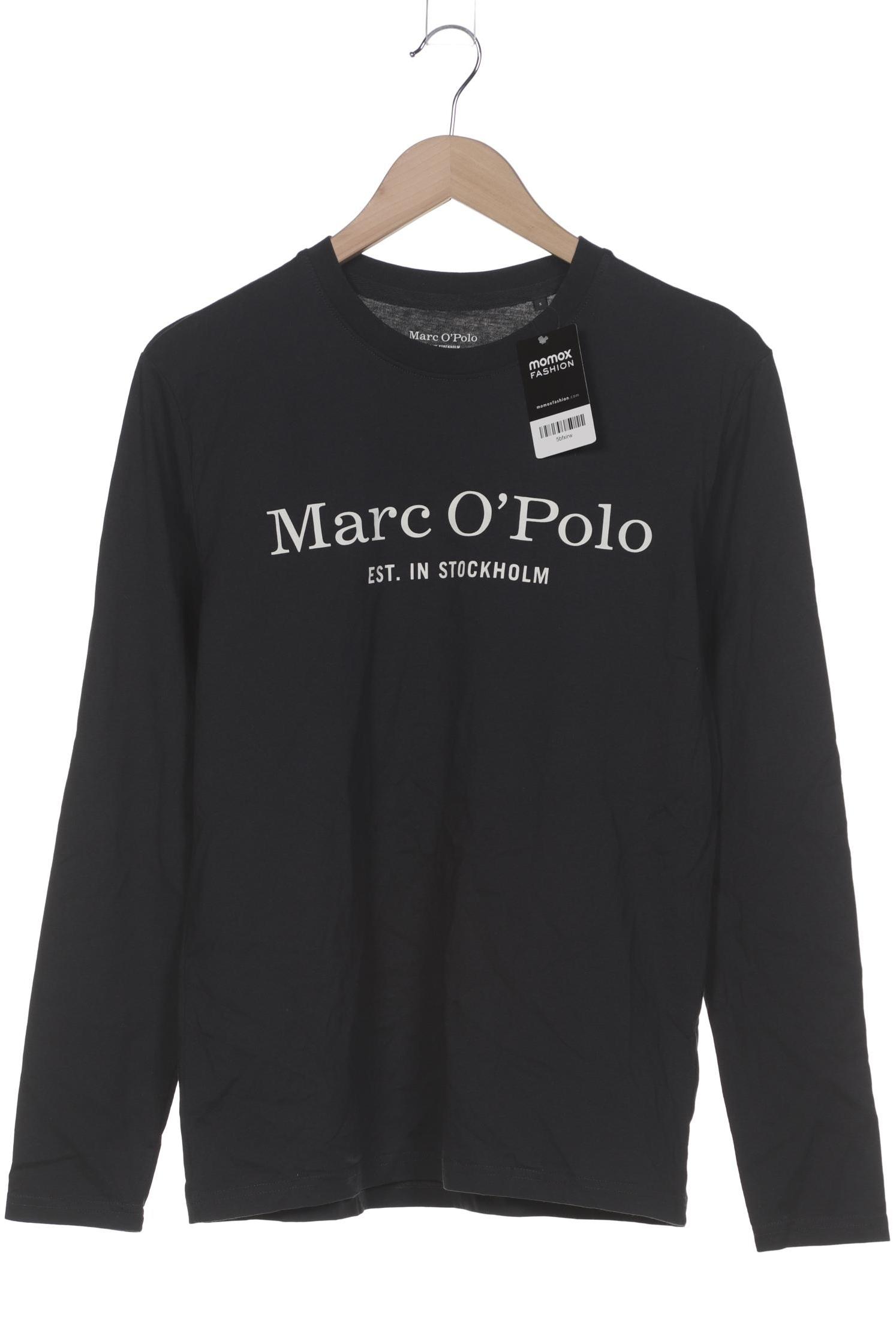 Thumbnail - Marc O Polo Herren Langarmshirt, schwarz, Gr. 46