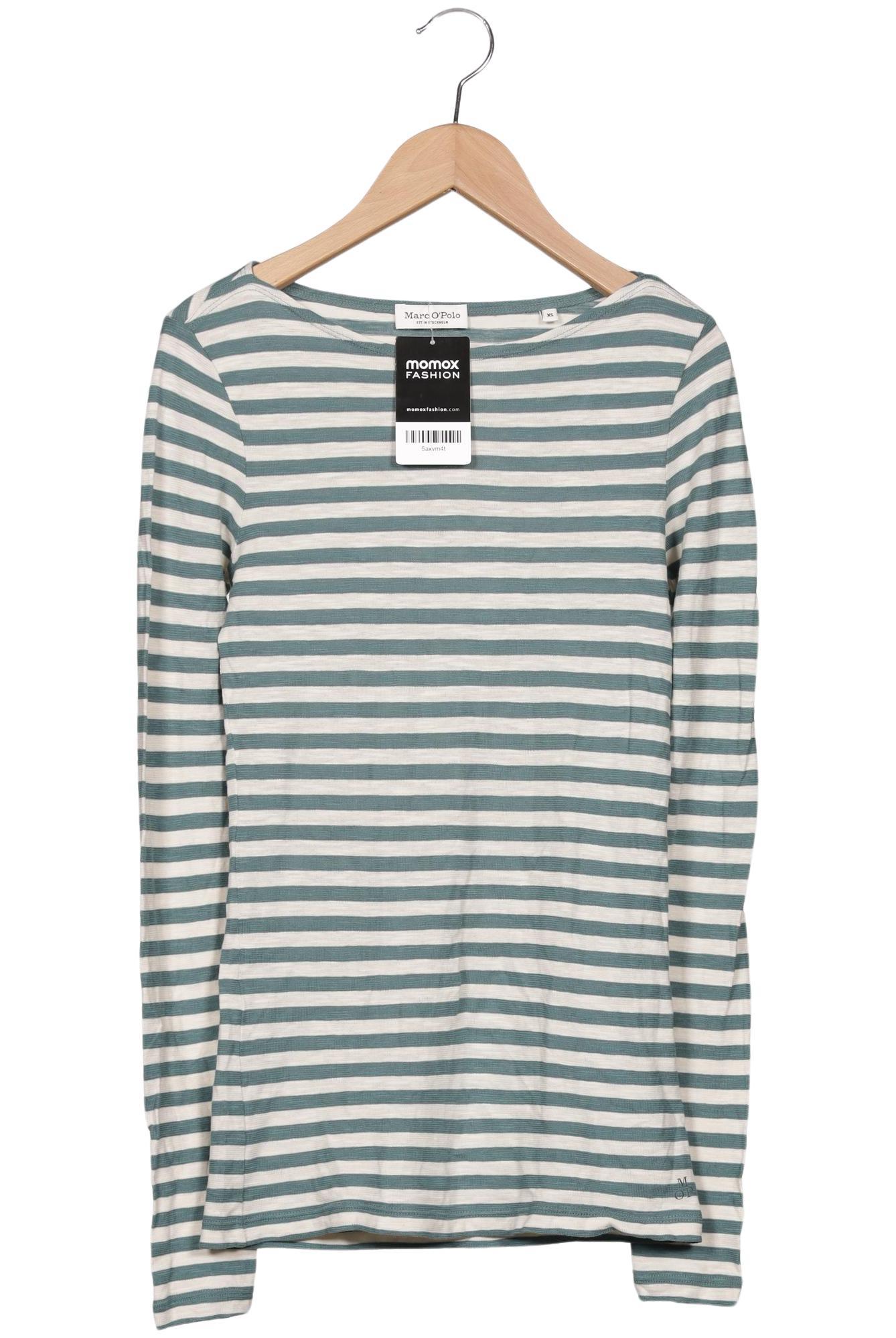 

Marc O Polo Damen Langarmshirt, türkis, Gr. 34
