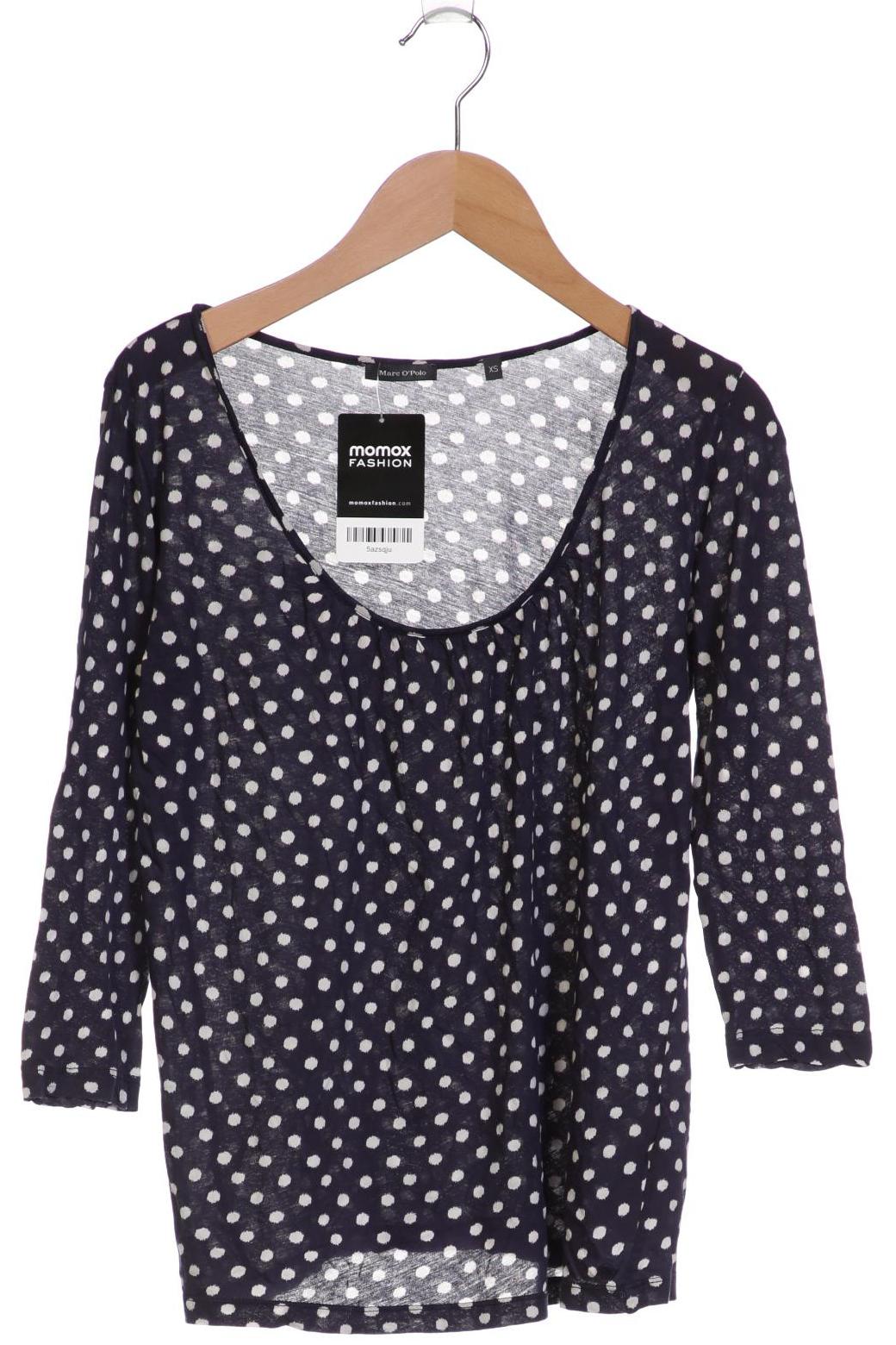 

Marc O Polo Damen Langarmshirt, marineblau, Gr. 34