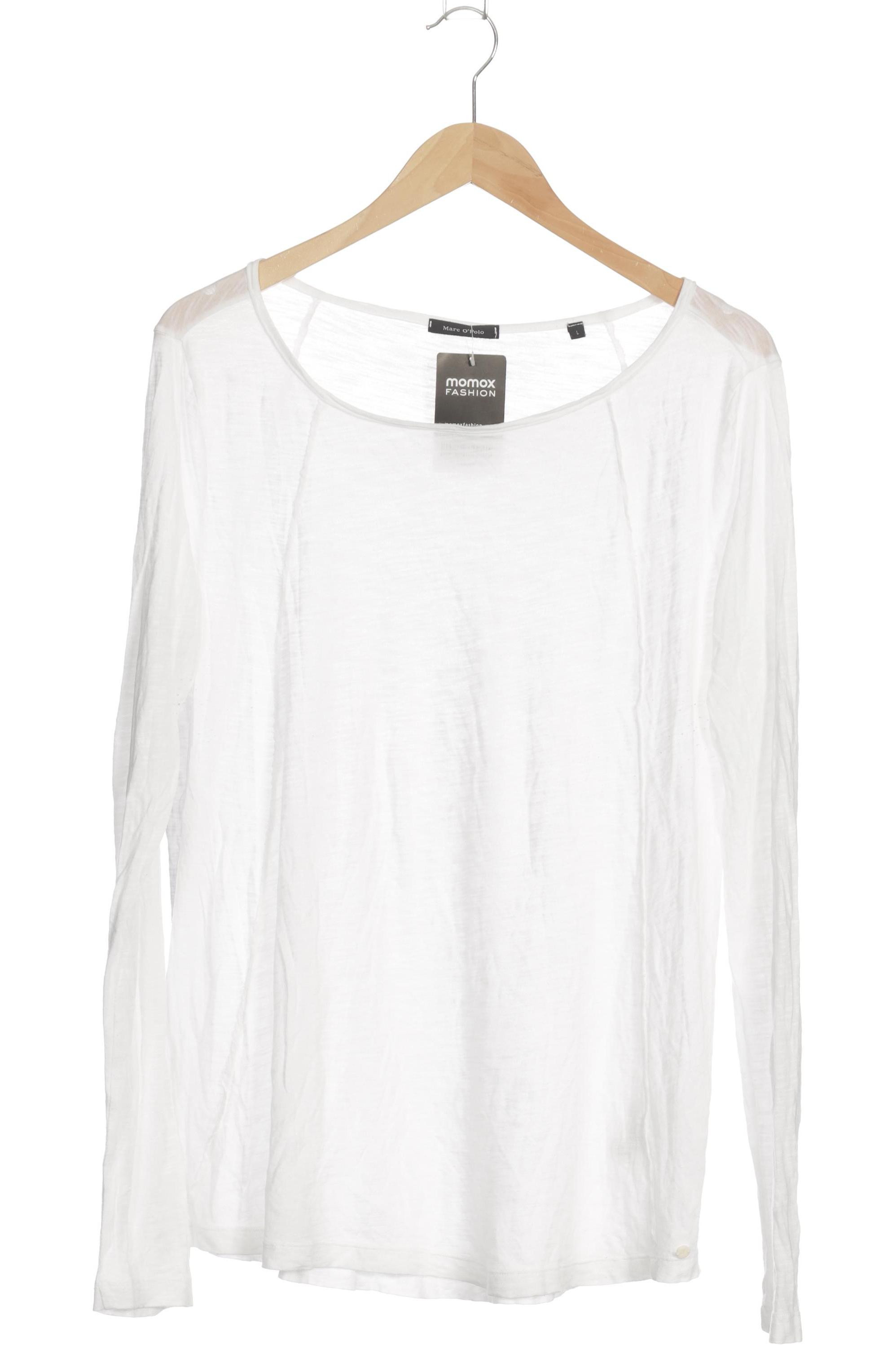 

Marc O Polo Damen Langarmshirt, weiß, Gr. 42