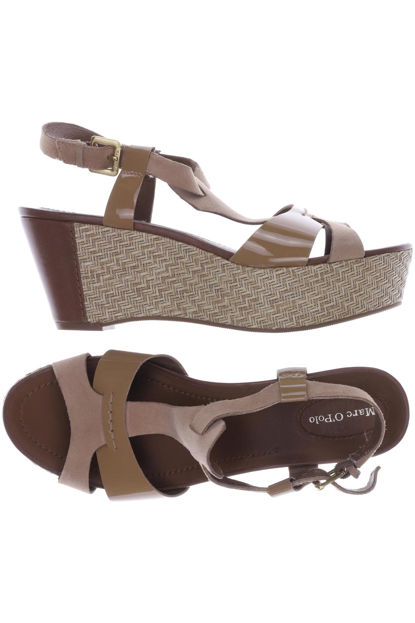 

Marc O Polo Damen Sandale, beige, Gr. 7