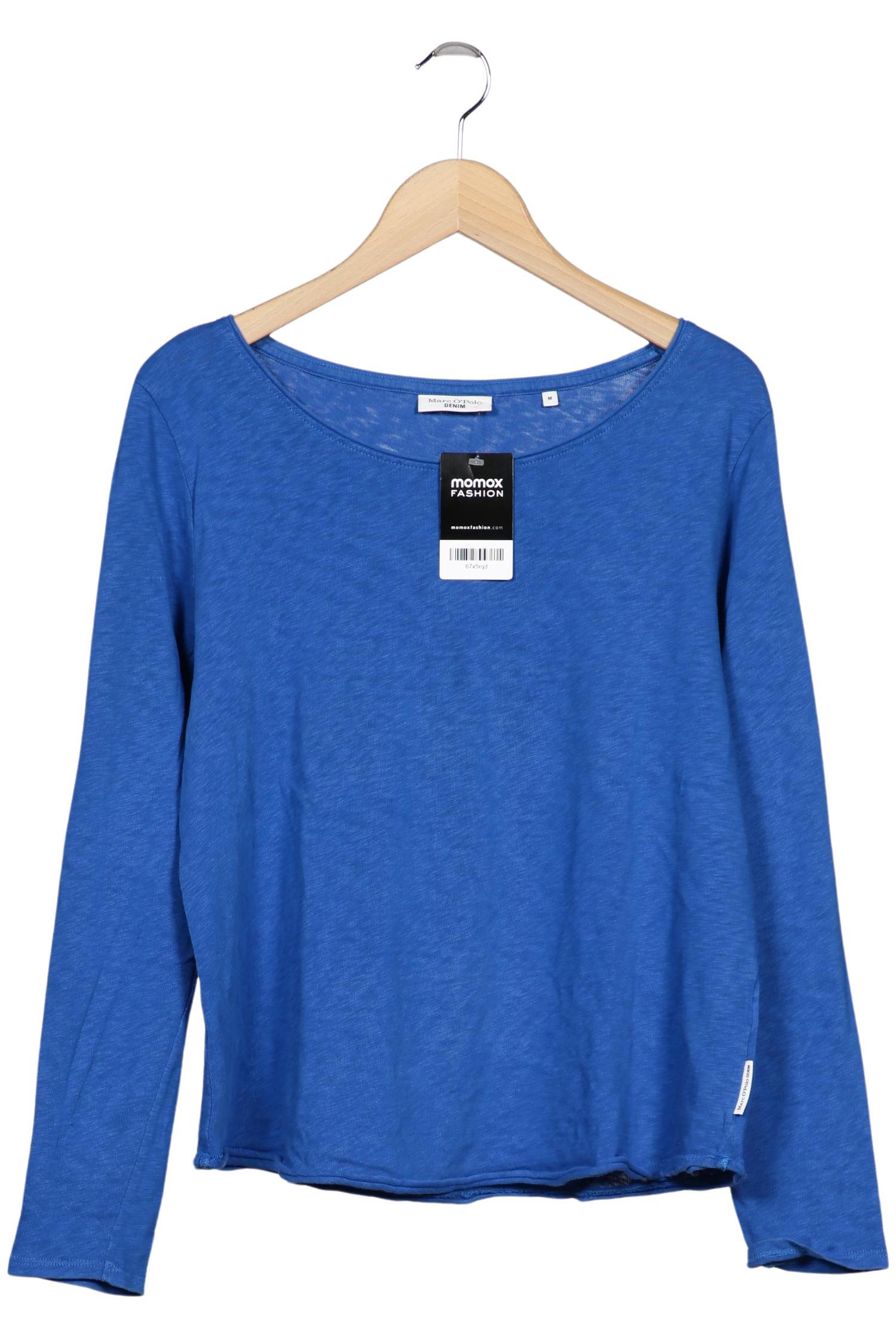 

Marc O Polo Damen Langarmshirt, blau, Gr. 38