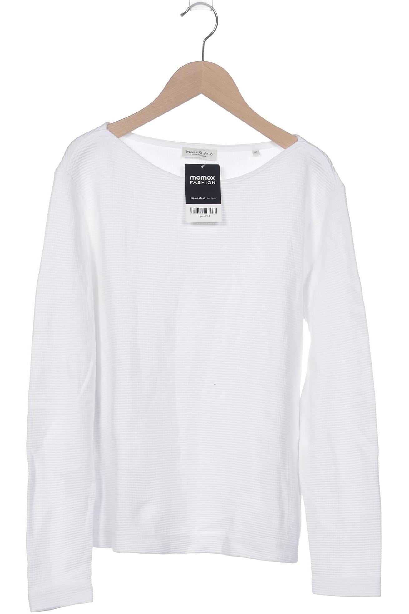 

Marc O Polo Damen Langarmshirt, weiß, Gr. 34