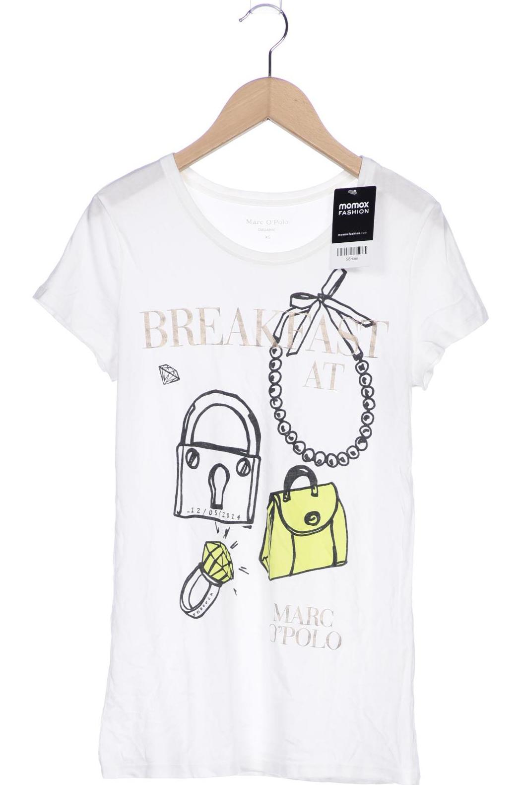 

Marc O Polo Damen T-Shirt, weiß, Gr. 34