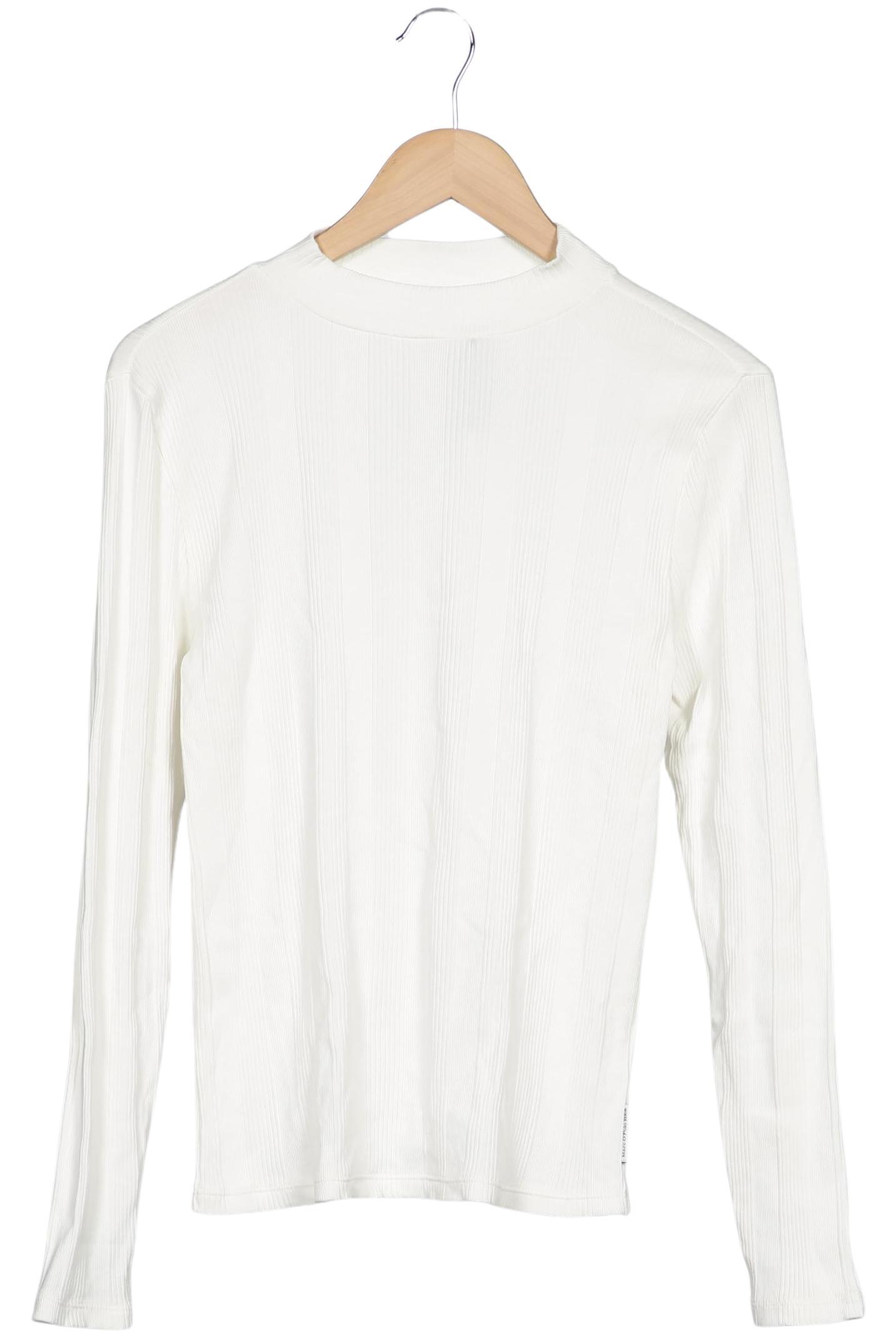 

Marc O Polo Damen Langarmshirt, weiß, Gr. 38