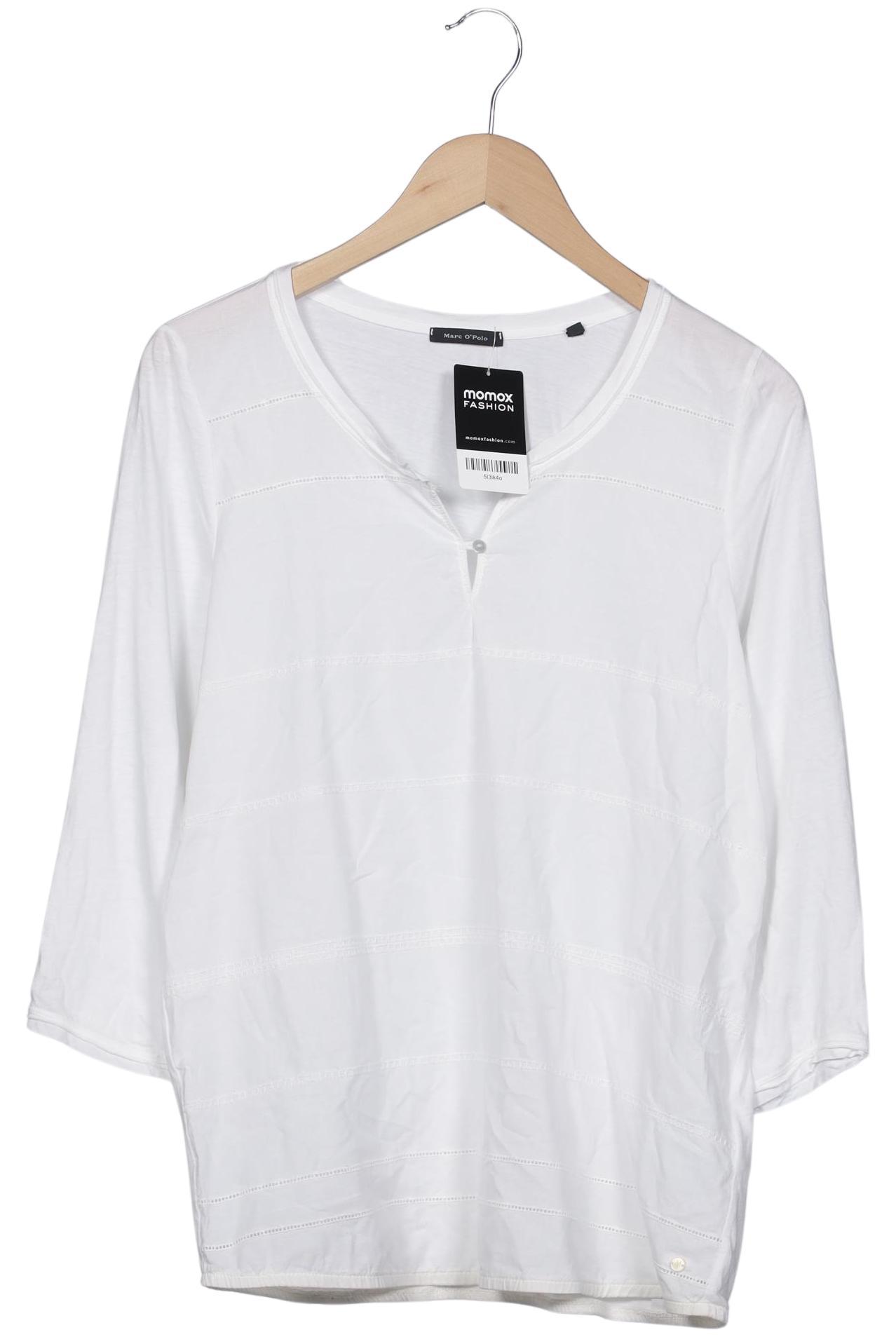 

Marc O Polo Damen Langarmshirt, weiß, Gr. 38
