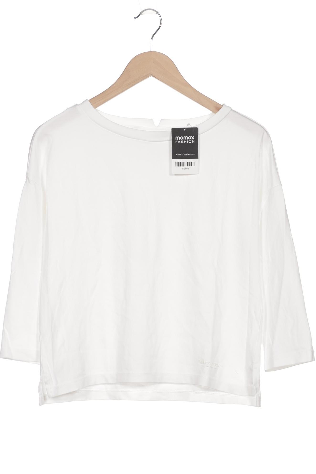 

Marc O Polo Damen Langarmshirt, weiß, Gr. 36