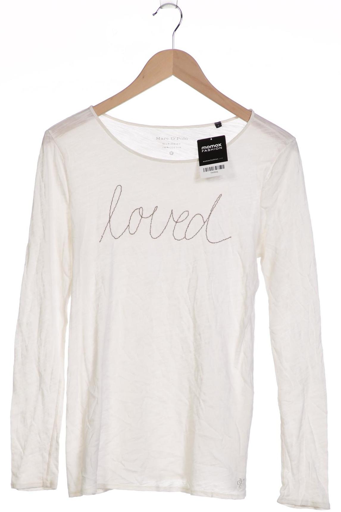 

Marc O Polo Damen Langarmshirt, weiß, Gr. 36