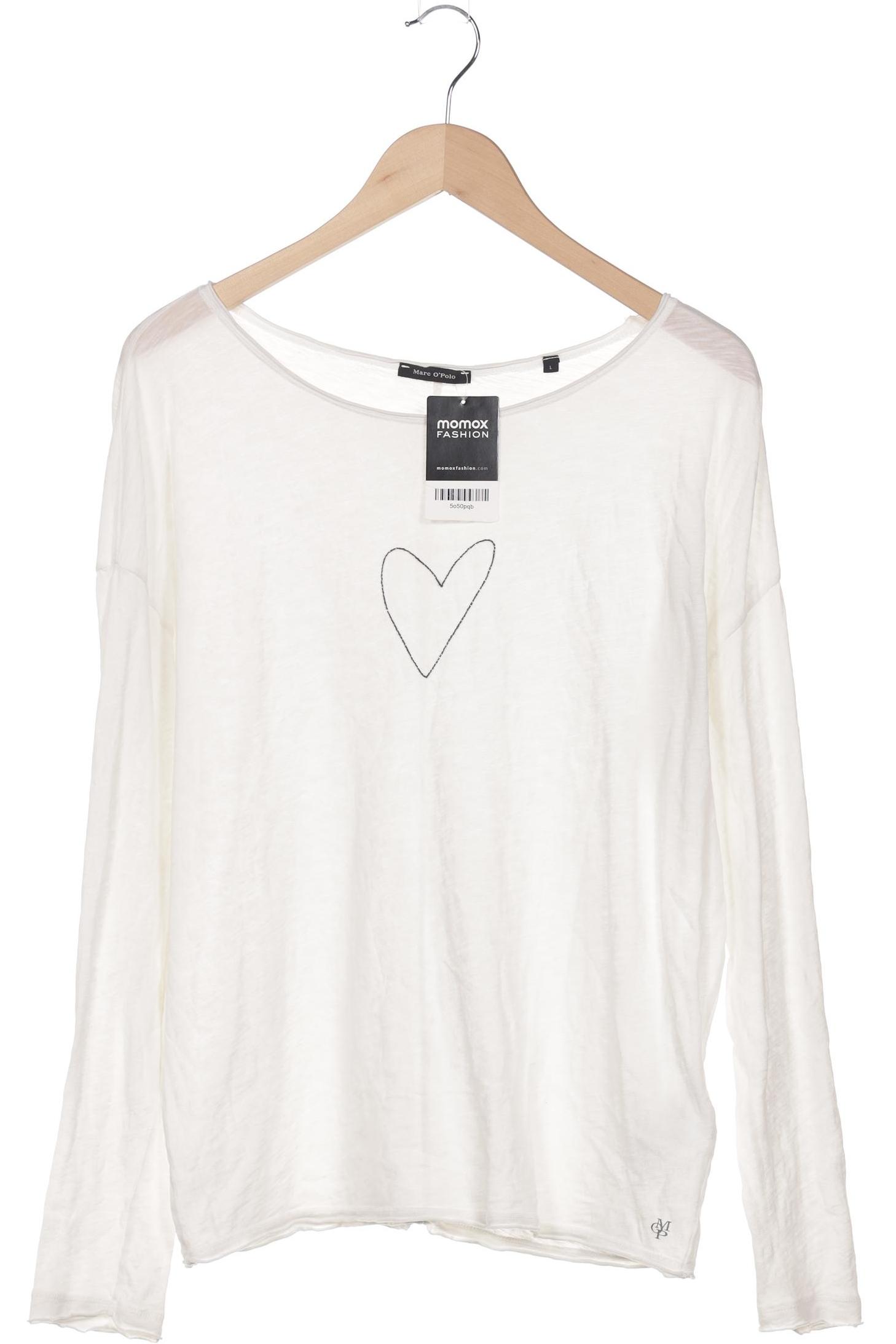 

Marc O Polo Damen Langarmshirt, weiß, Gr. 42