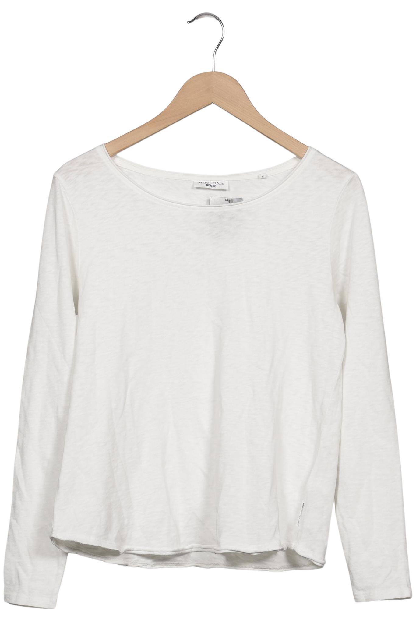 

Marc O Polo Damen Langarmshirt, weiß, Gr. 36