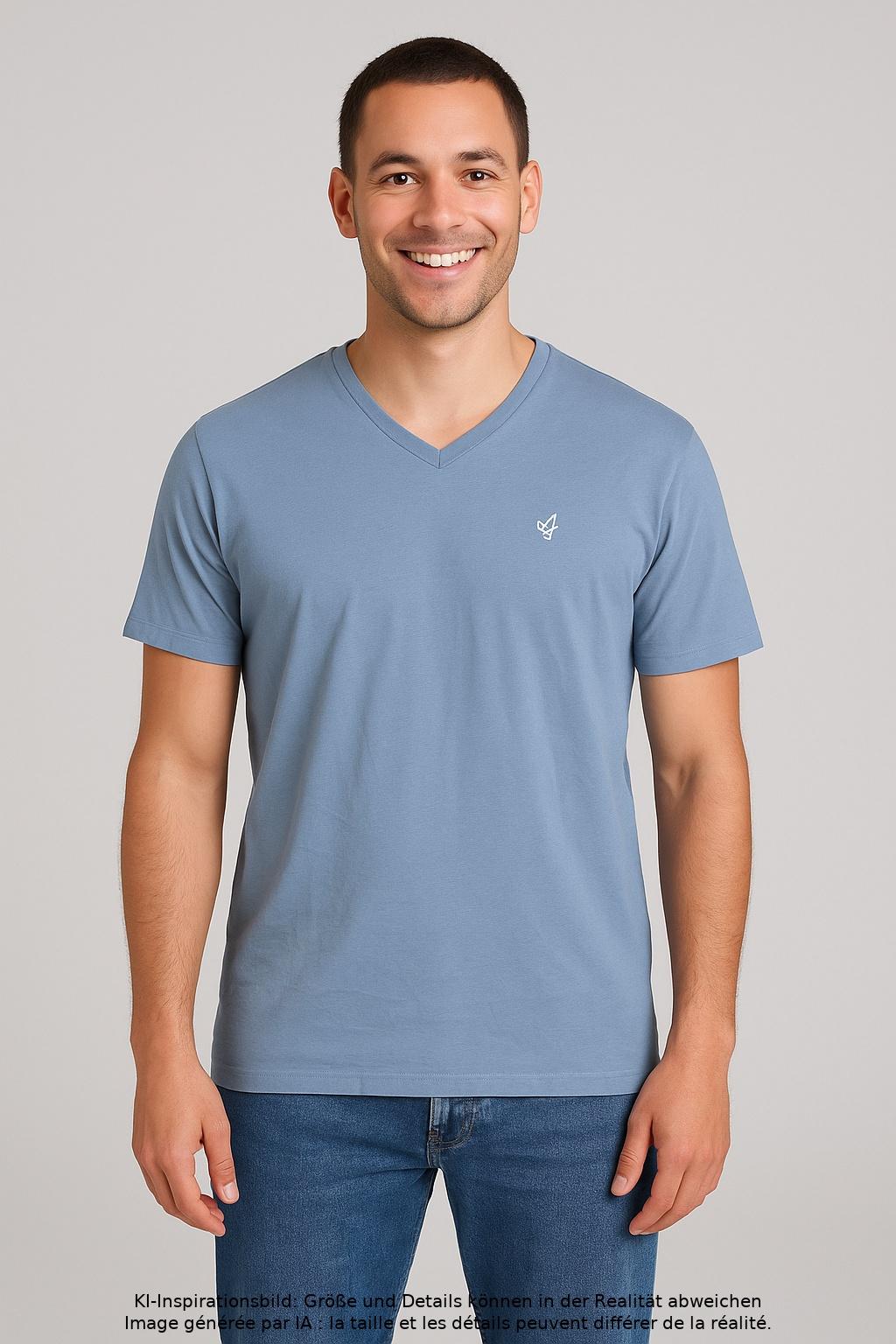 

Marc O Polo Herren T-Shirt, hellblau, Gr. 52