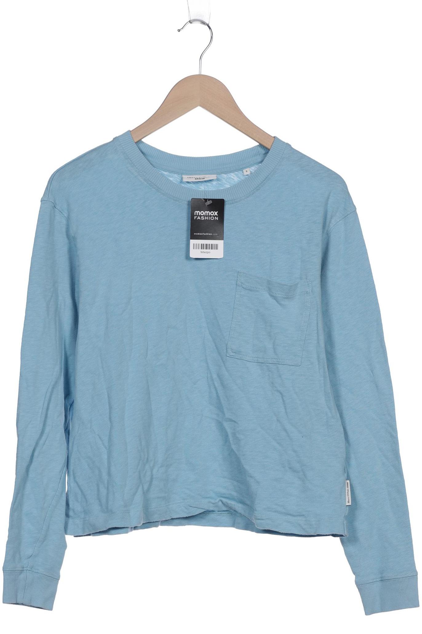 

Marc O Polo Damen Langarmshirt, hellblau, Gr. 36