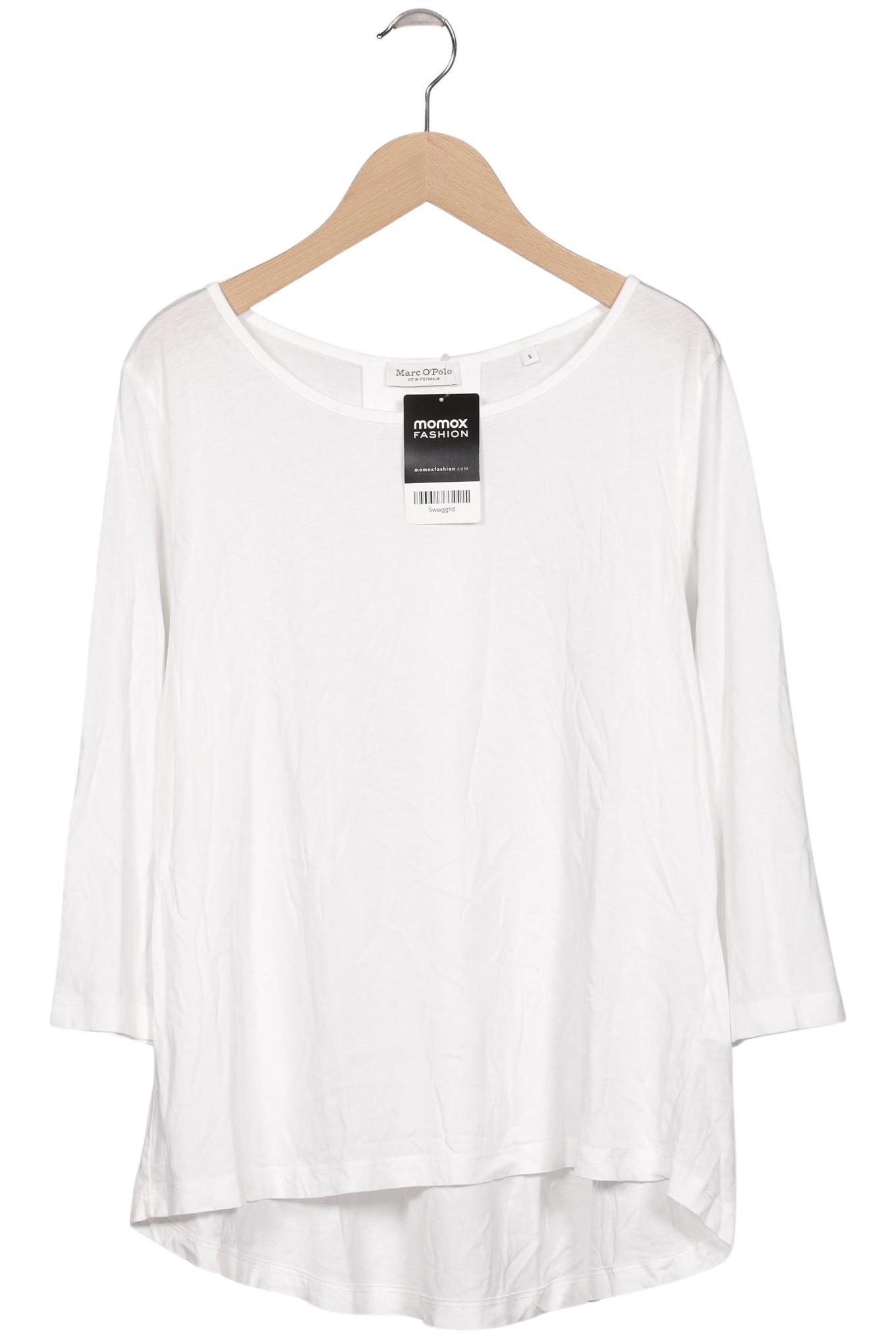 

Marc O Polo Damen Langarmshirt, weiß, Gr. 36