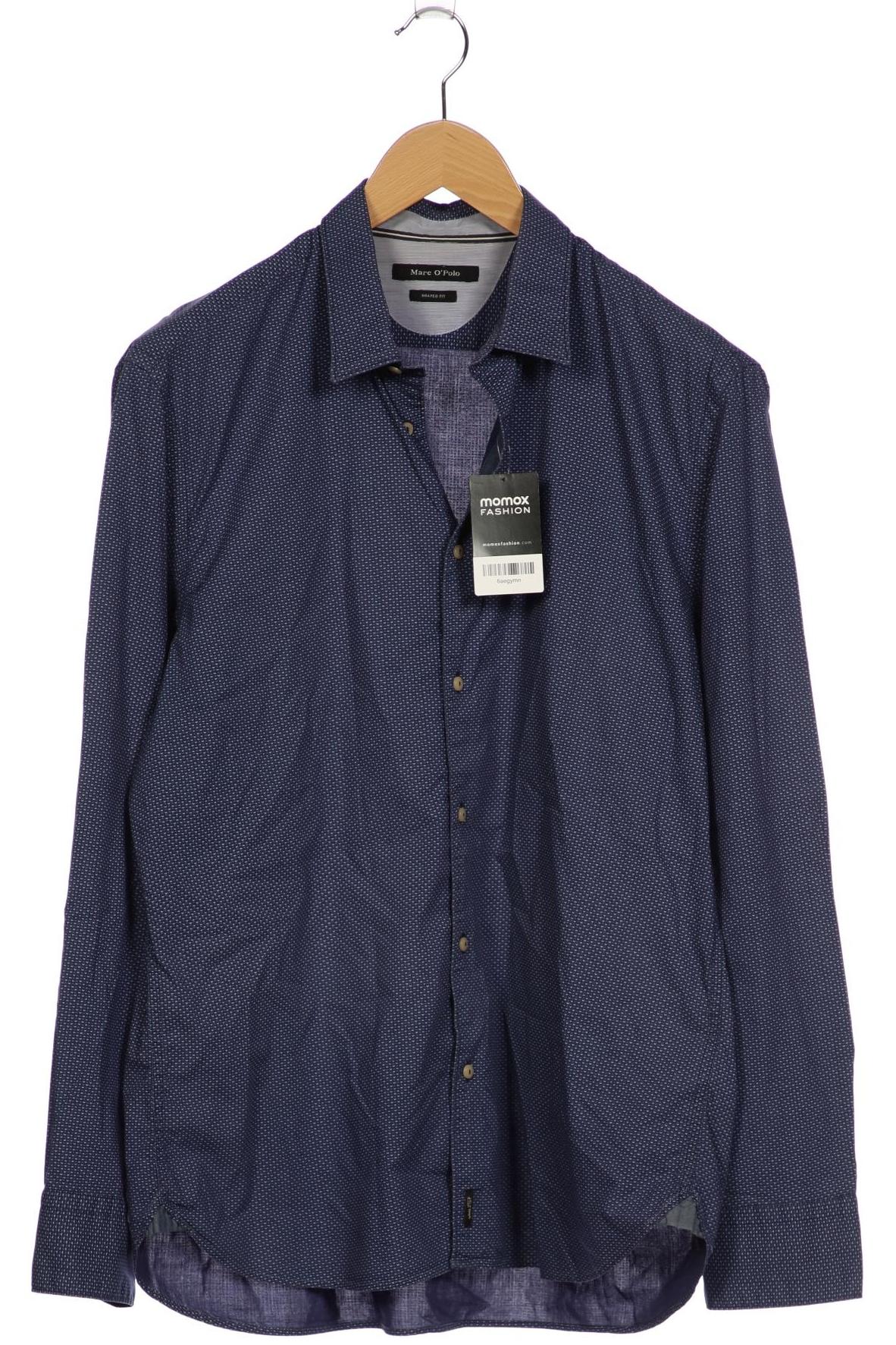 

Marc O Polo Herren Hemd, marineblau, Gr. 56