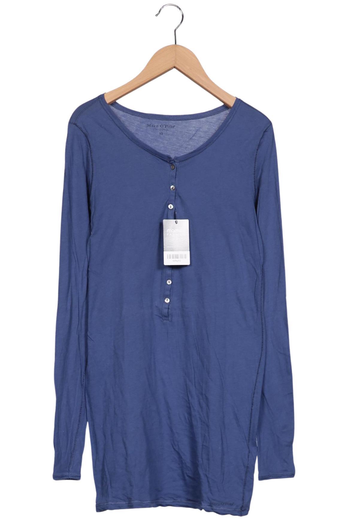 

Marc O Polo Damen Langarmshirt, blau, Gr. 34