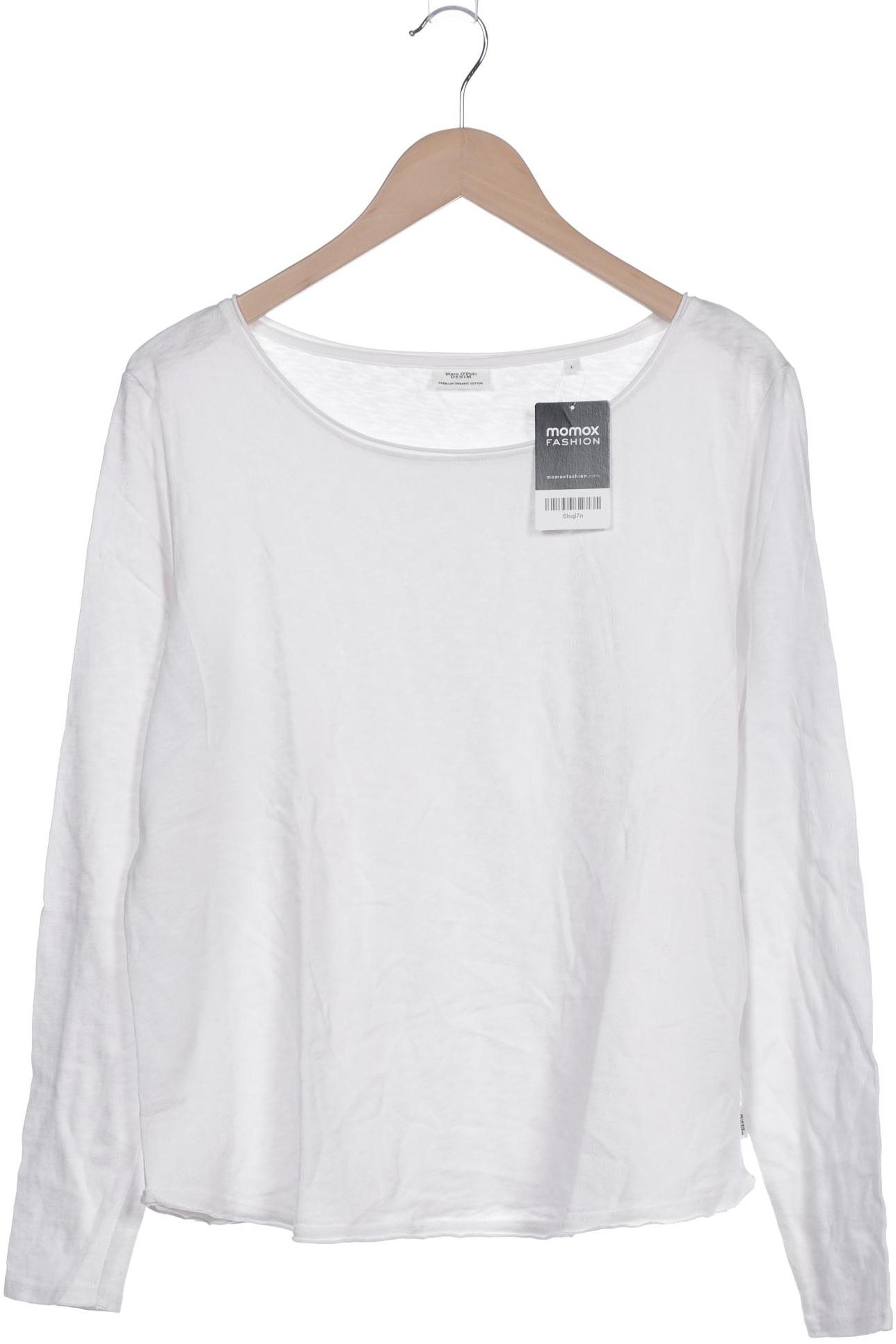 

Marc O Polo Damen Langarmshirt, weiß