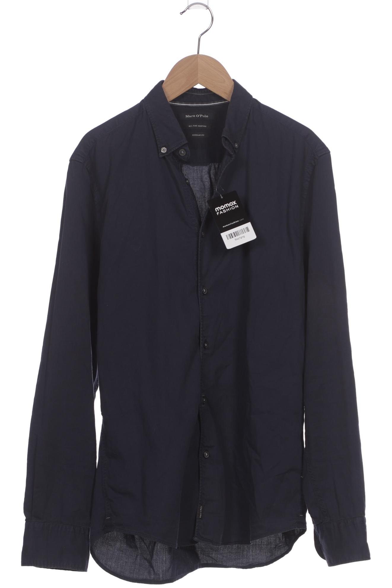 

Marc O Polo Herren Hemd, marineblau, Gr. 46