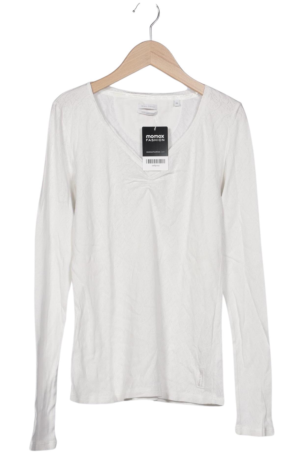 

Marc O Polo Damen Langarmshirt, weiß, Gr. 38