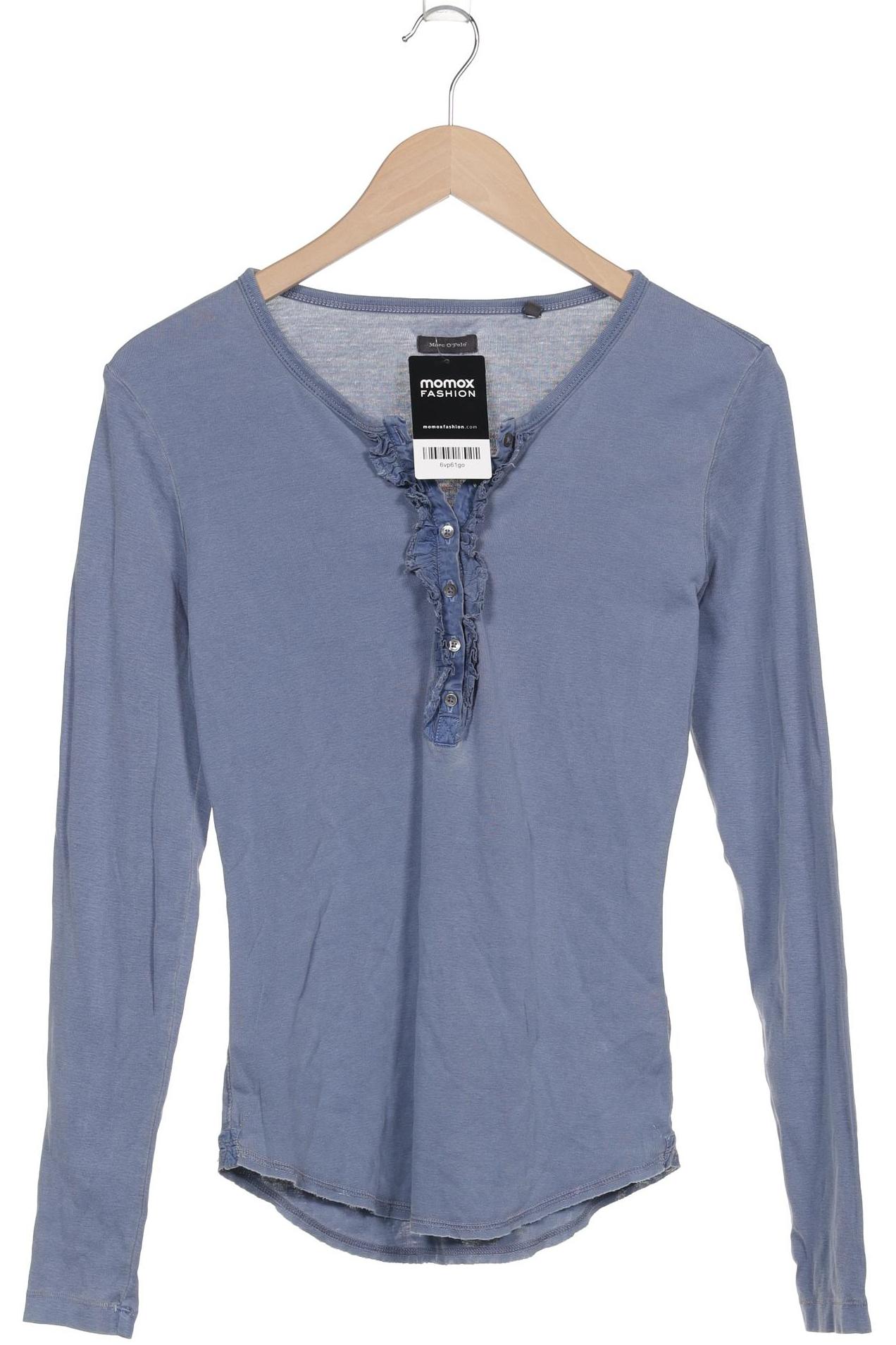 

Marc O Polo Damen Langarmshirt, blau, Gr. 34