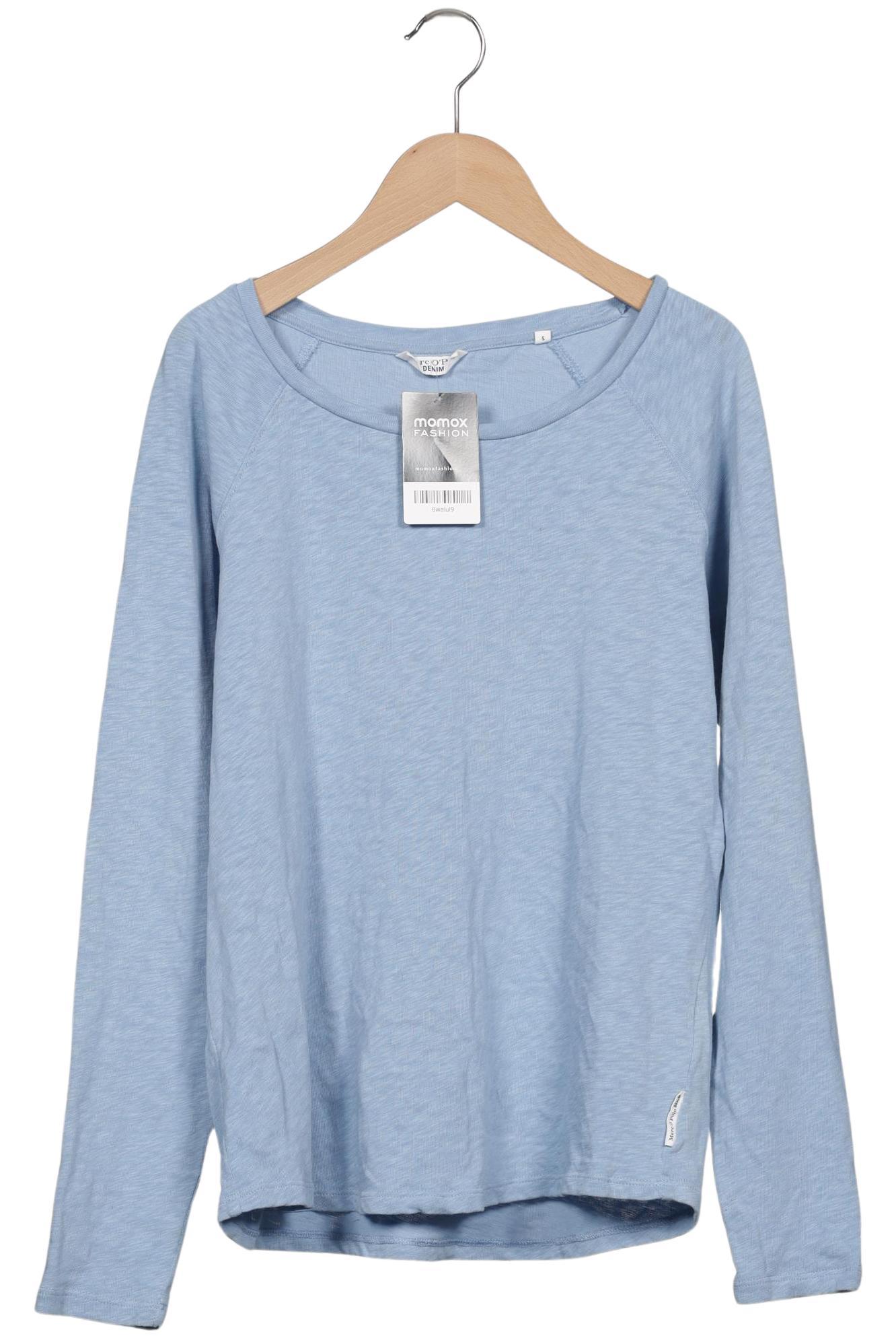 

Marc O Polo Damen Langarmshirt, hellblau, Gr. 36