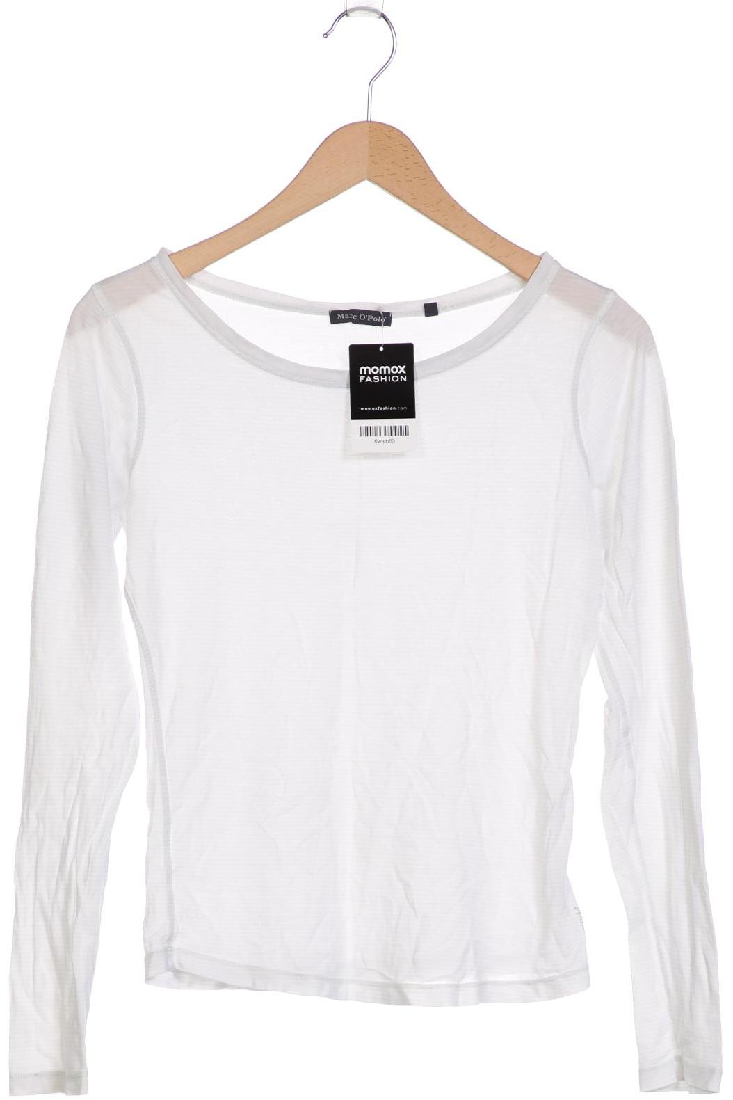 

Marc O Polo Damen Langarmshirt, weiß, Gr. 36