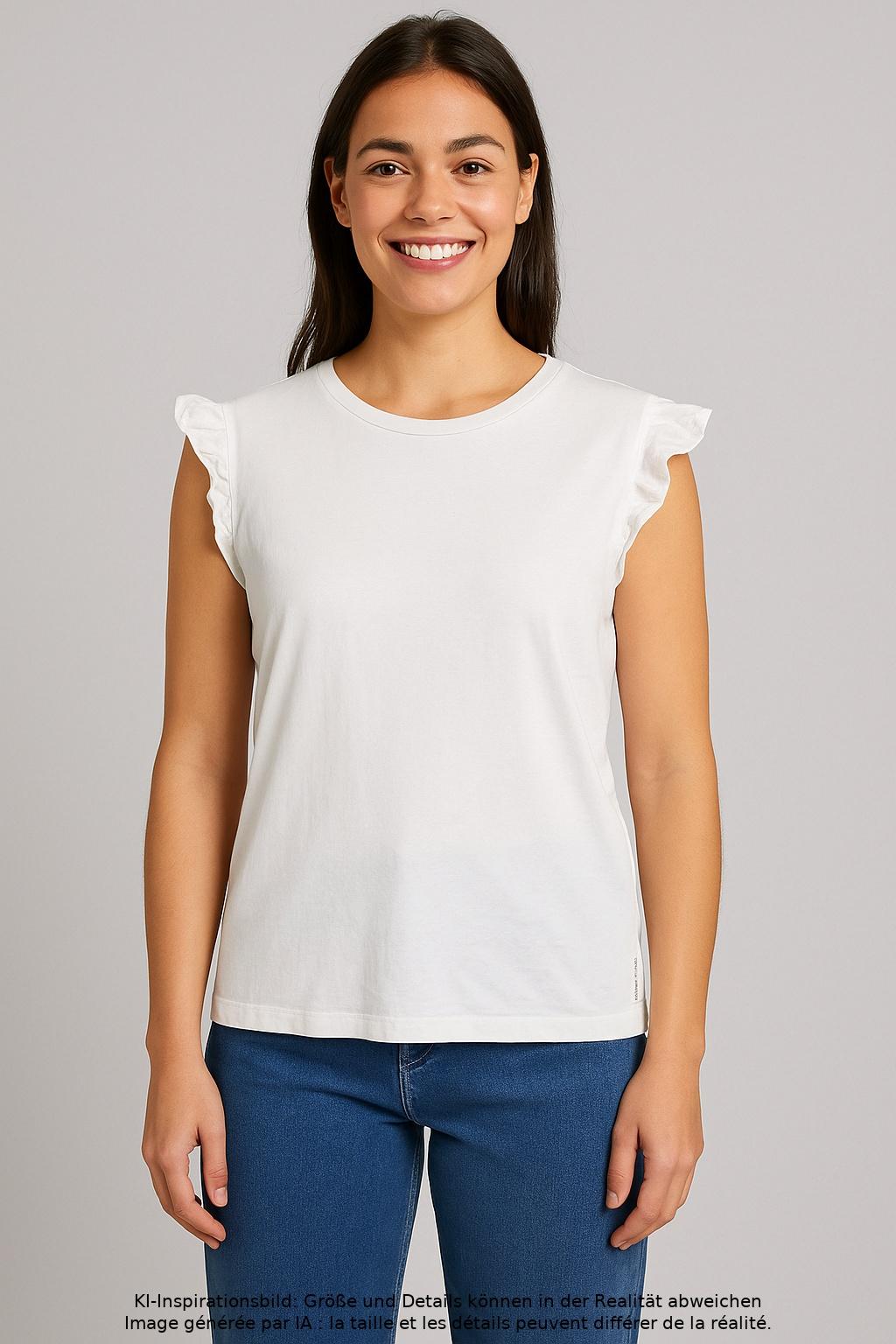 

Marc O Polo Damen T-Shirt, weiß, Gr. 38
