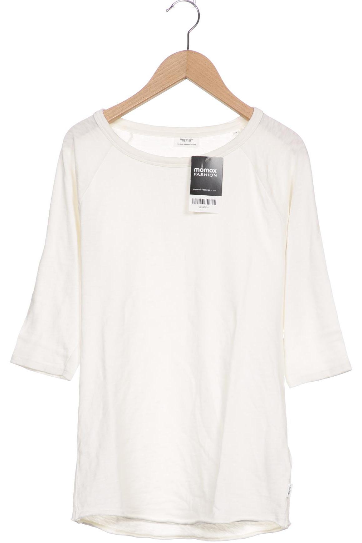 

Marc O Polo Damen Langarmshirt, weiß, Gr. 38