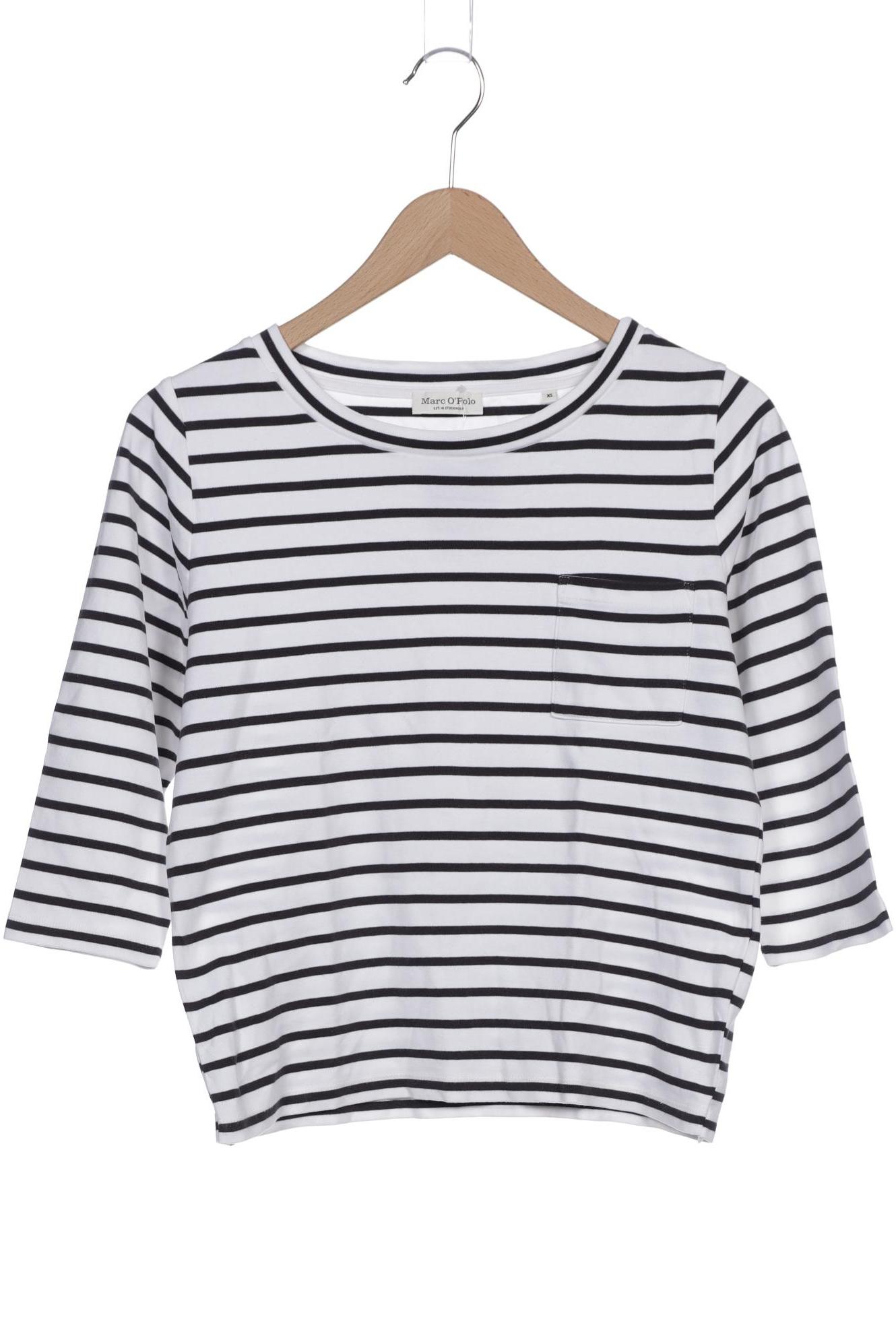 

Marc O Polo Damen Langarmshirt, weiß, Gr. 34