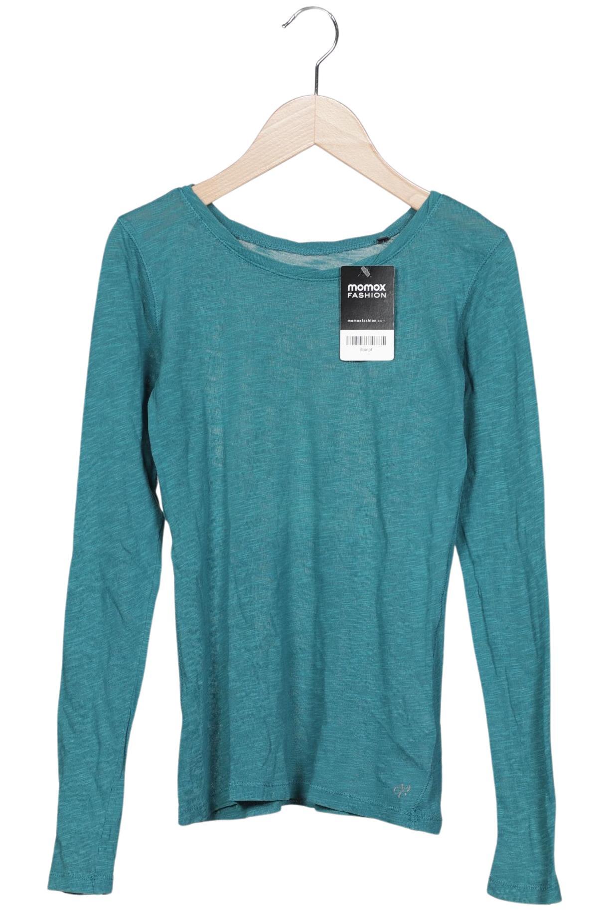 

Marc O Polo Damen Langarmshirt, türkis, Gr. 34
