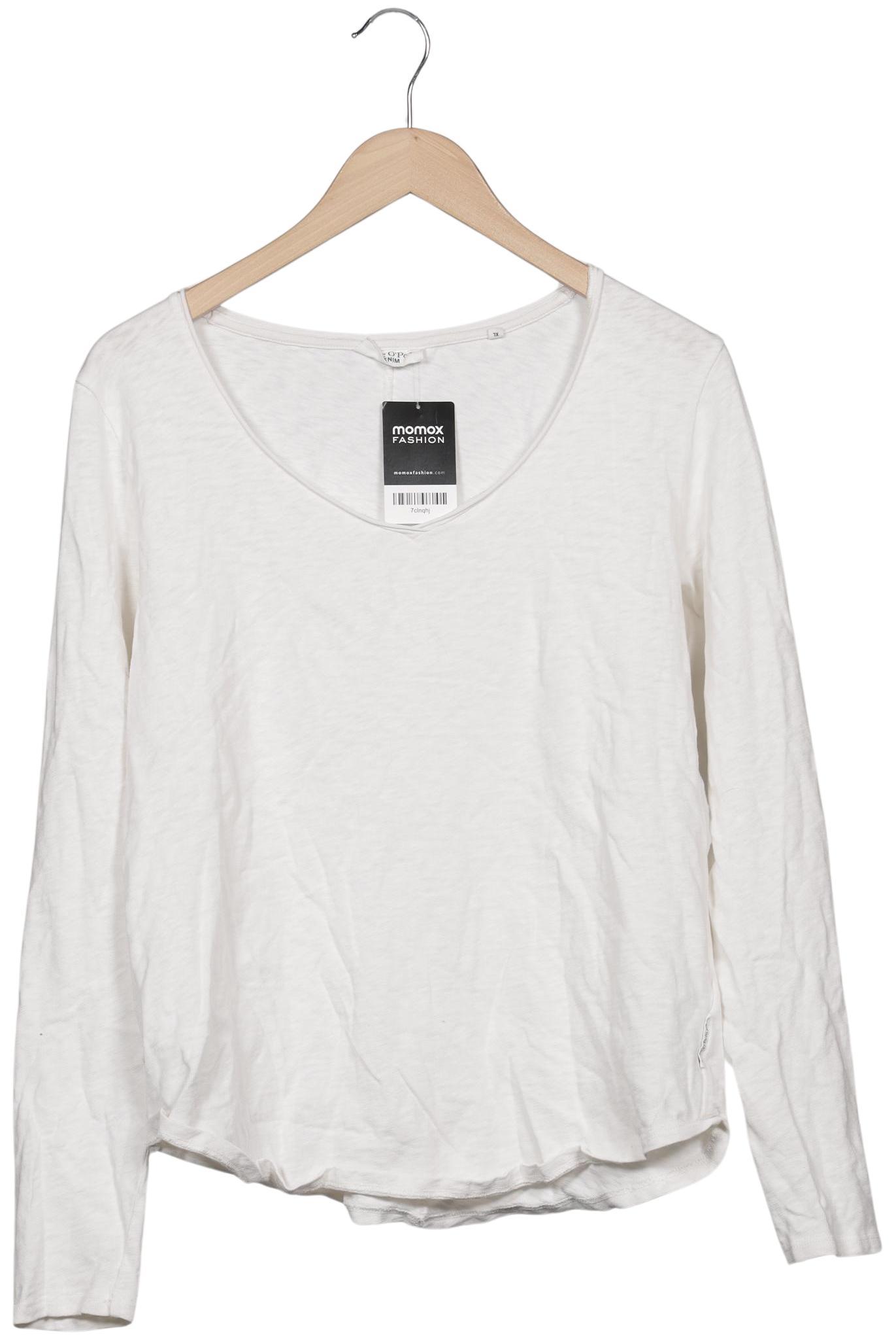

Marc O Polo Damen Langarmshirt, weiß, Gr. 44