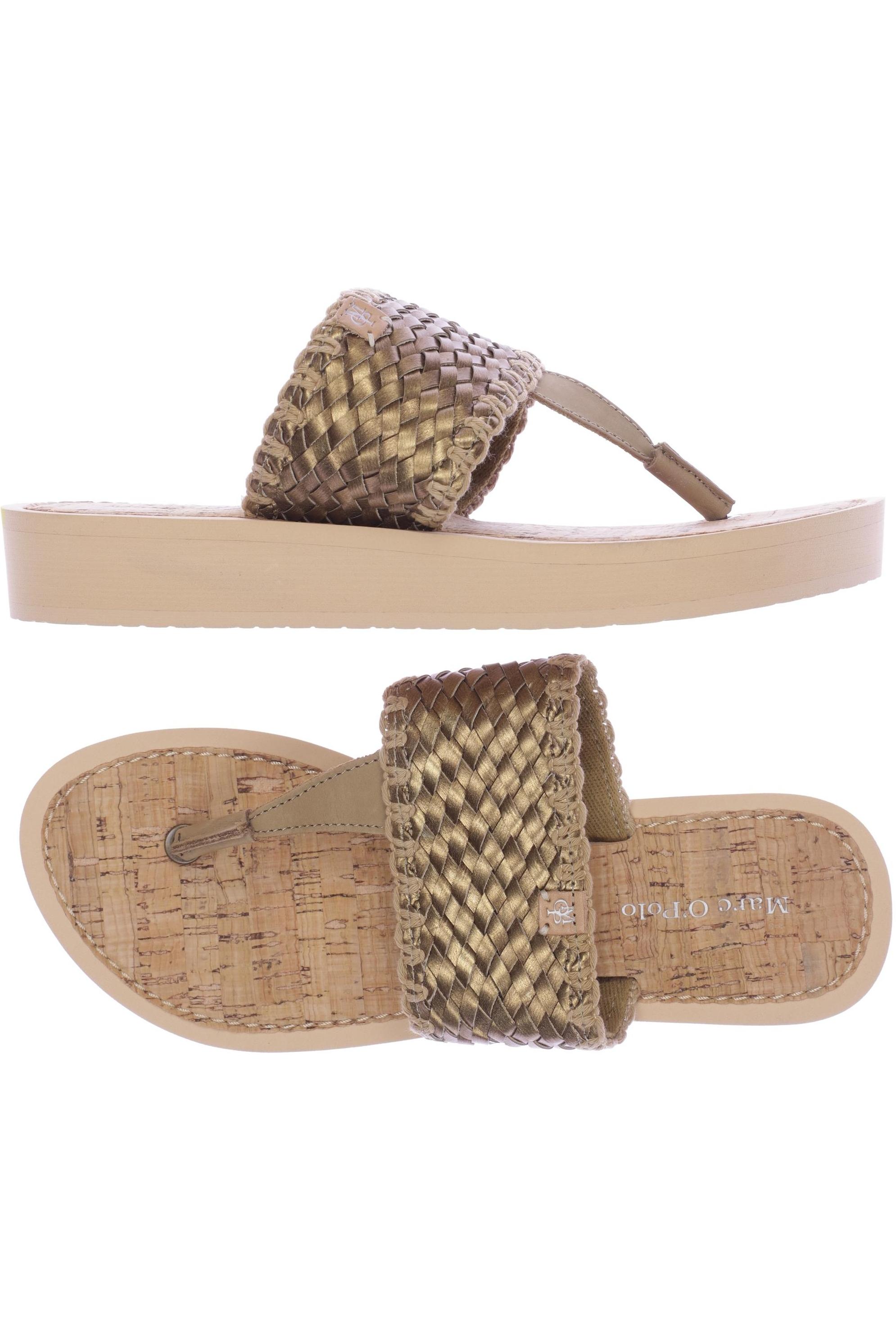 

Marc O Polo Damen Sandale, gold, Gr. 39