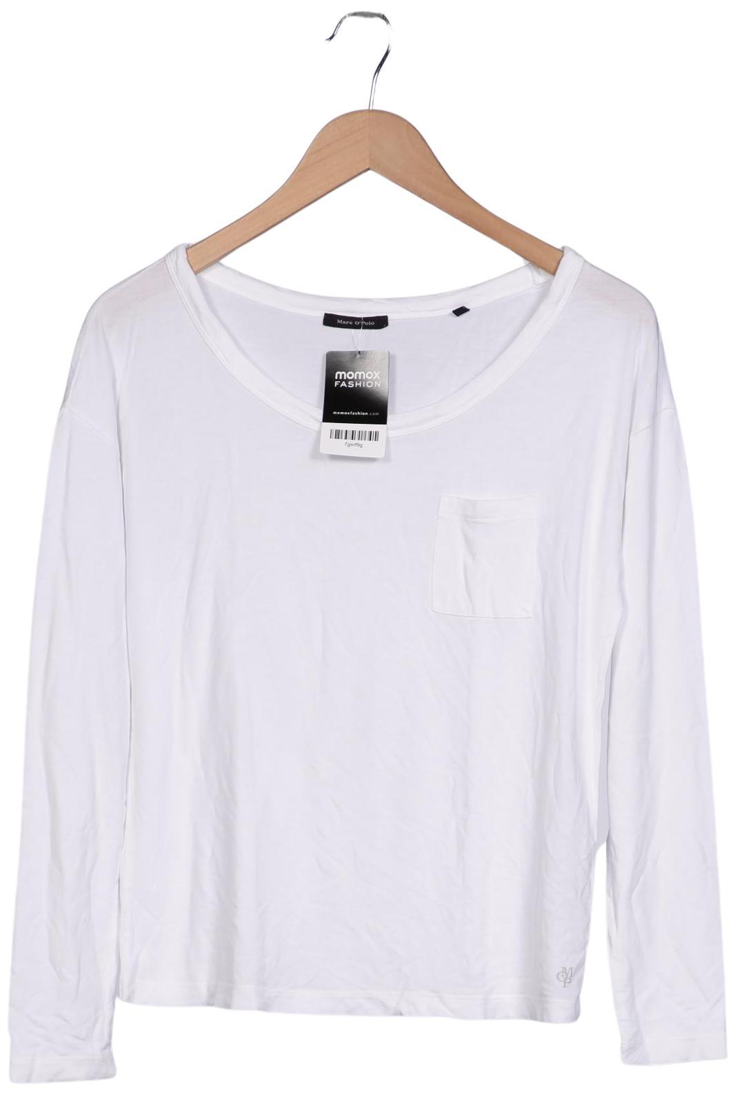 

Marc O Polo Damen Langarmshirt, weiß, Gr. 34