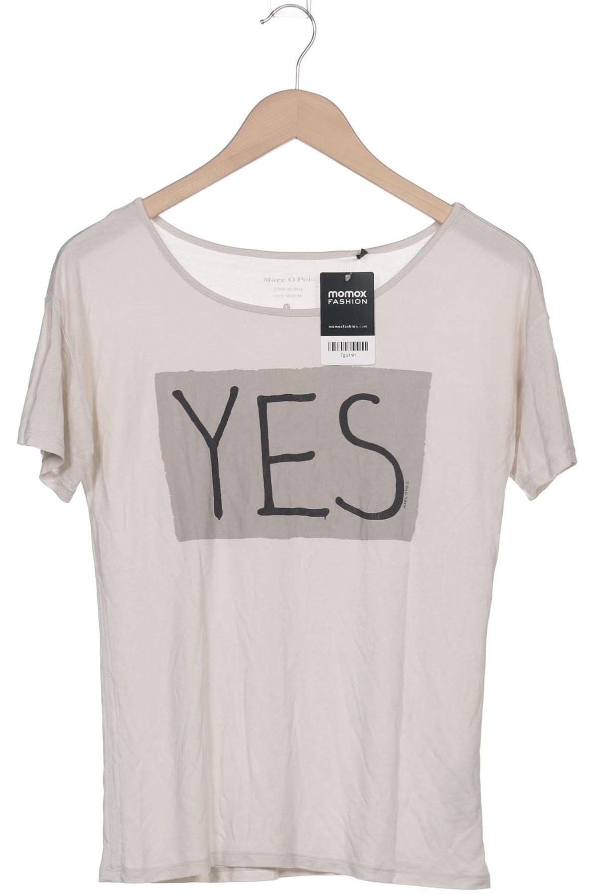 

Marc O Polo Damen T-Shirt, cremeweiß, Gr. 34