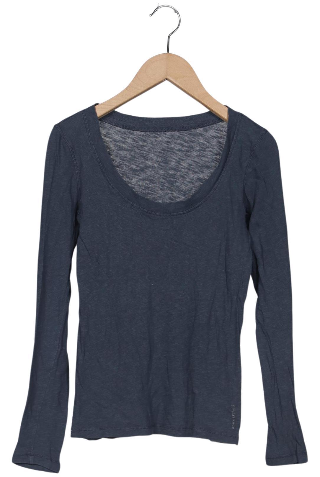 

Marc O Polo Damen Langarmshirt, marineblau, Gr. 34